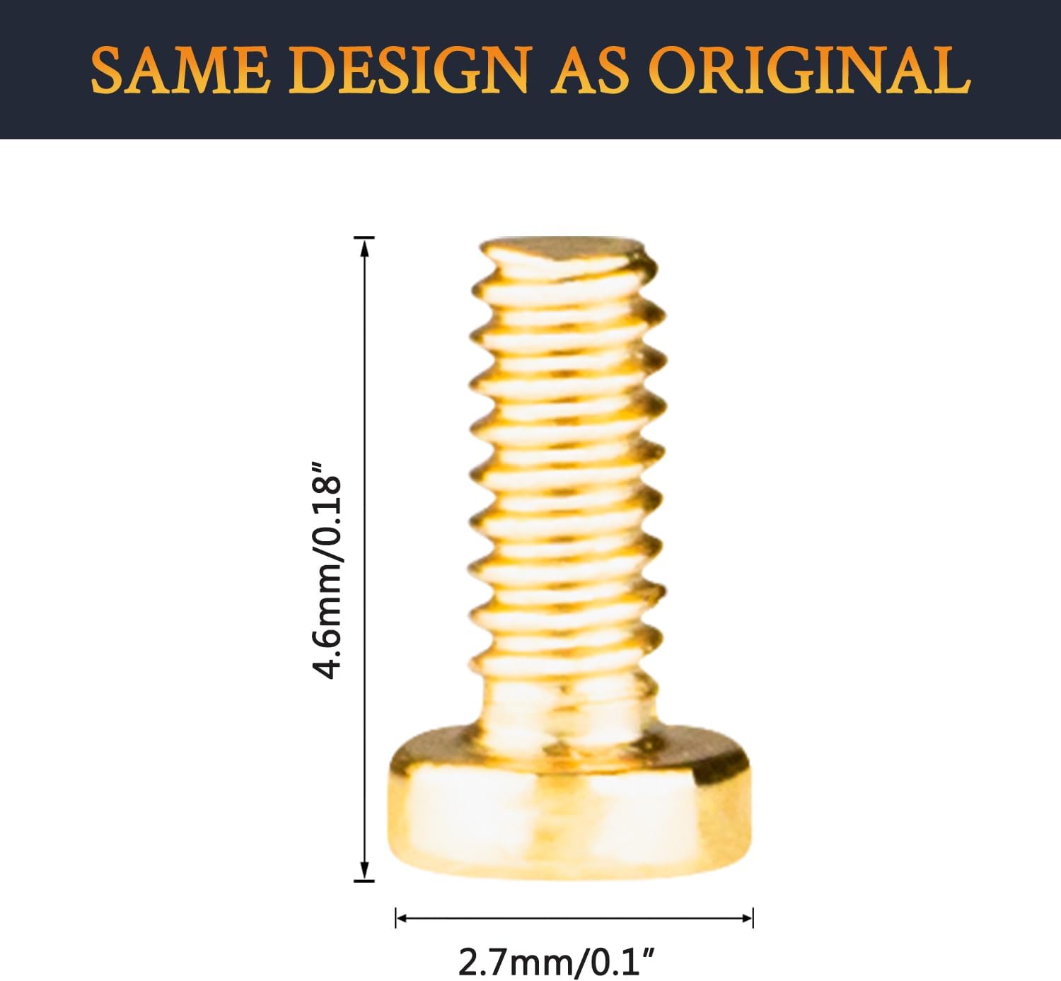 SOULWIT Headband Screws for Beats Studio 1.0, Studio 2, Studio 3, Studio Pro - 20Pcs