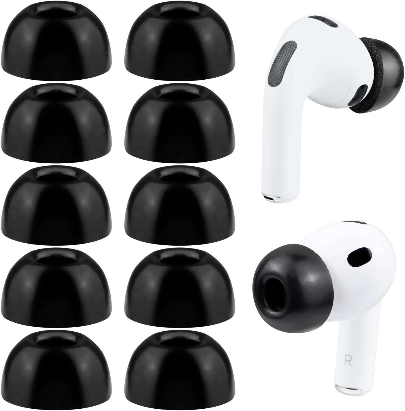 SOULWIT Memory Foam Ear Tips for AirPods Pro 3 - 5 pairs