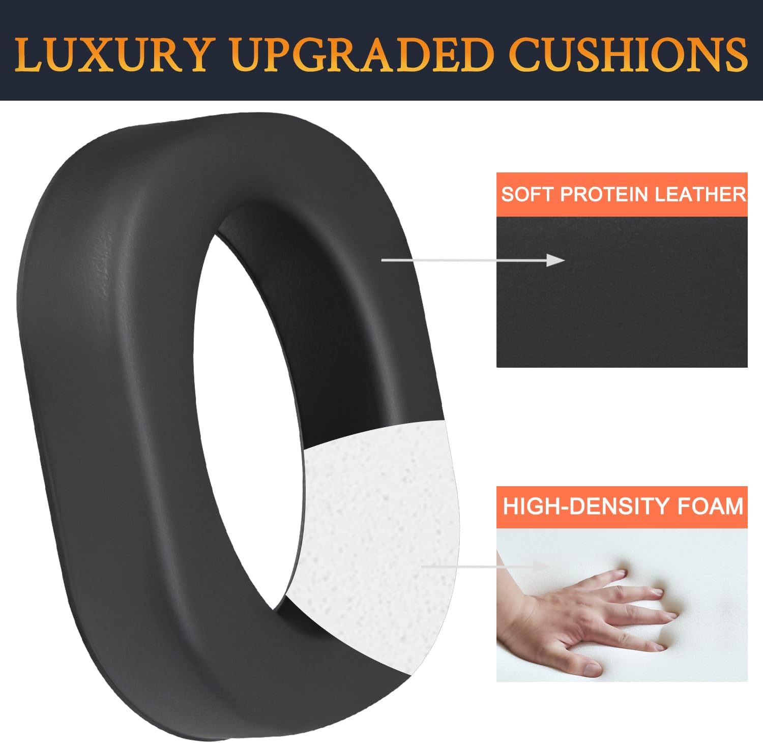 SOULWIT Earpads for Alesis DRP100 Audio-Isolation - Protein Leather