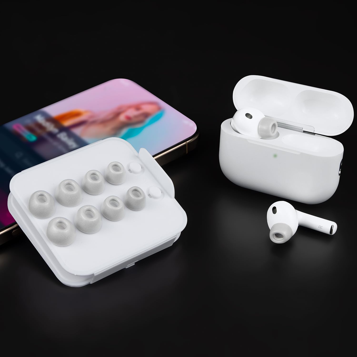 SOULWIT Memory Foam Ear Tips for AirPods Pro 3 - 5 pairs
