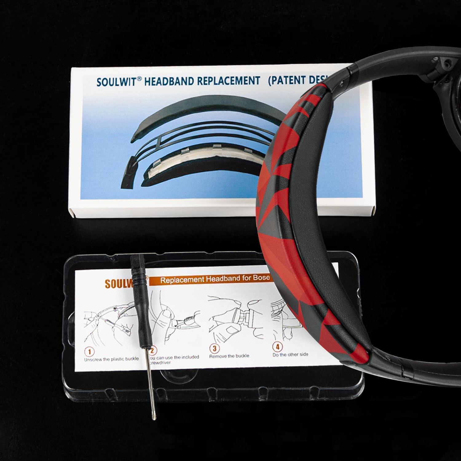 SOULWIT Headband for Bose QuietComfort 35 Series