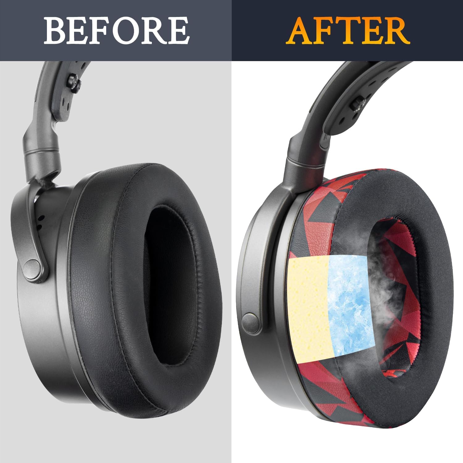 SOULWIT Earpads for Audeze Maxwell - Cooling Gel