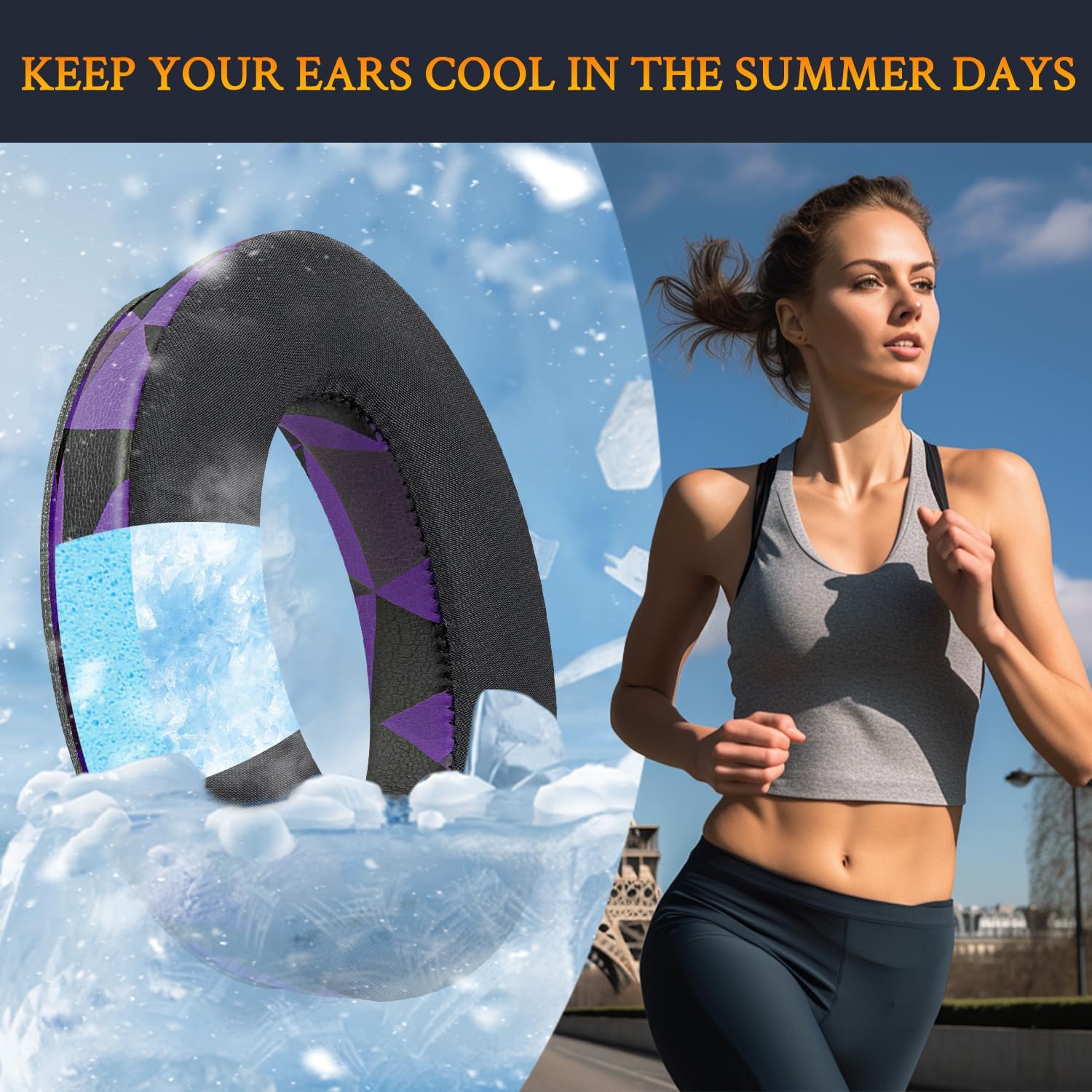 SOULWIT Earpads for Bose QuietComfort 45 Series - Cooling Gel