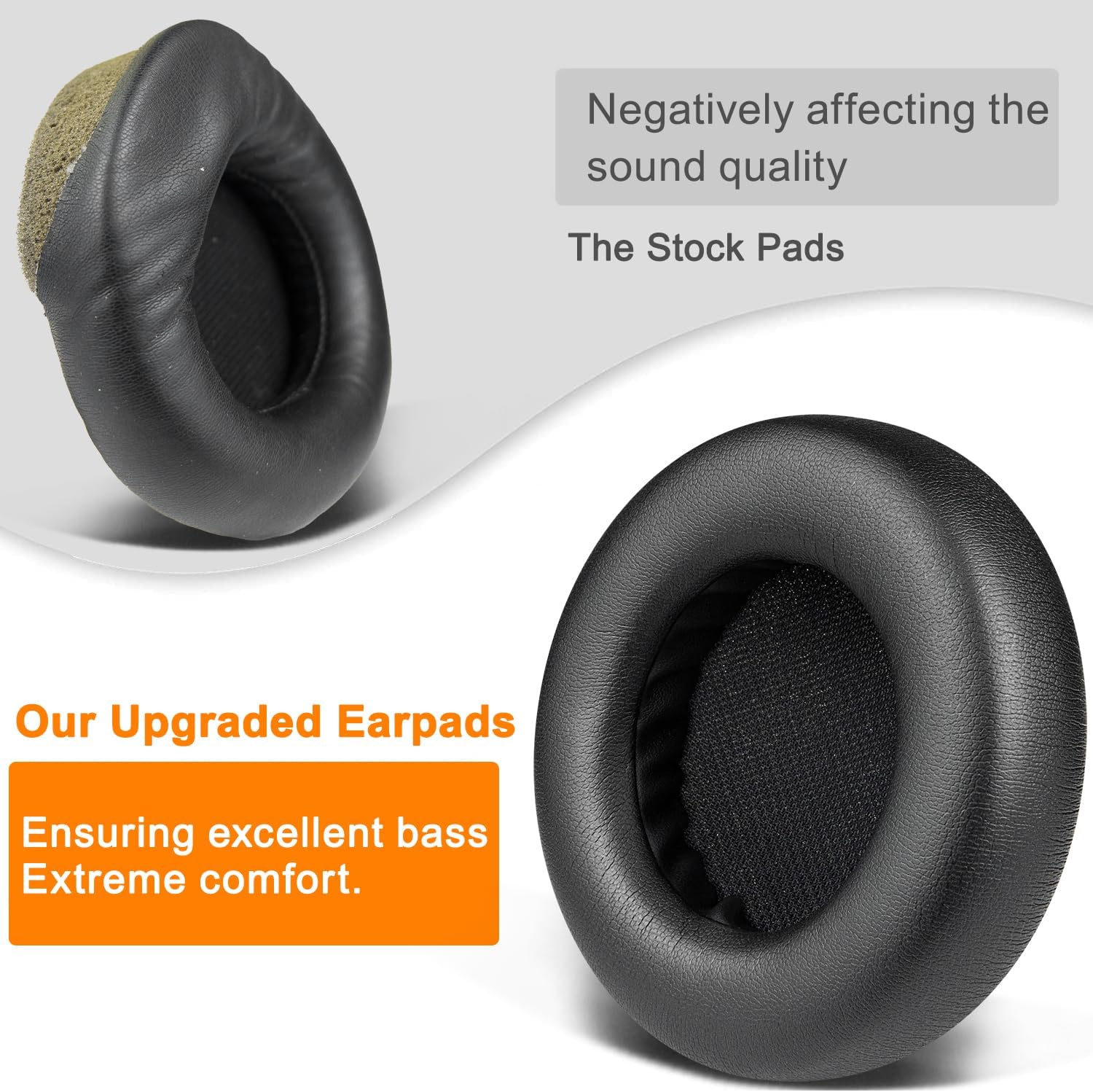 SOULWIT Earpads for Beyerdynamic MMX 100, MMX 150, MMX 200 - Protein Leather