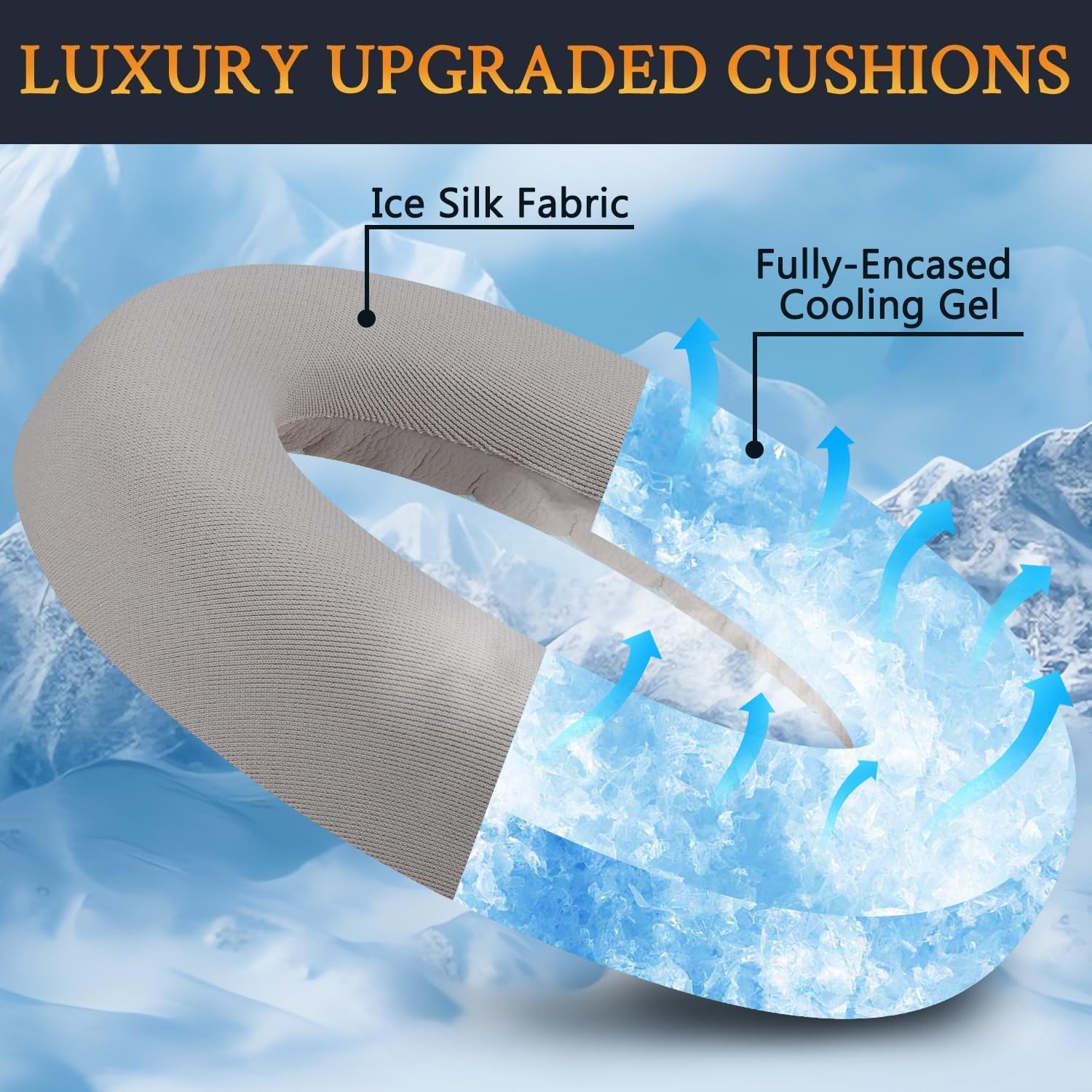 SOULWIT Earpads for Bose QuietComfort Ultra - Full Cooling Gel