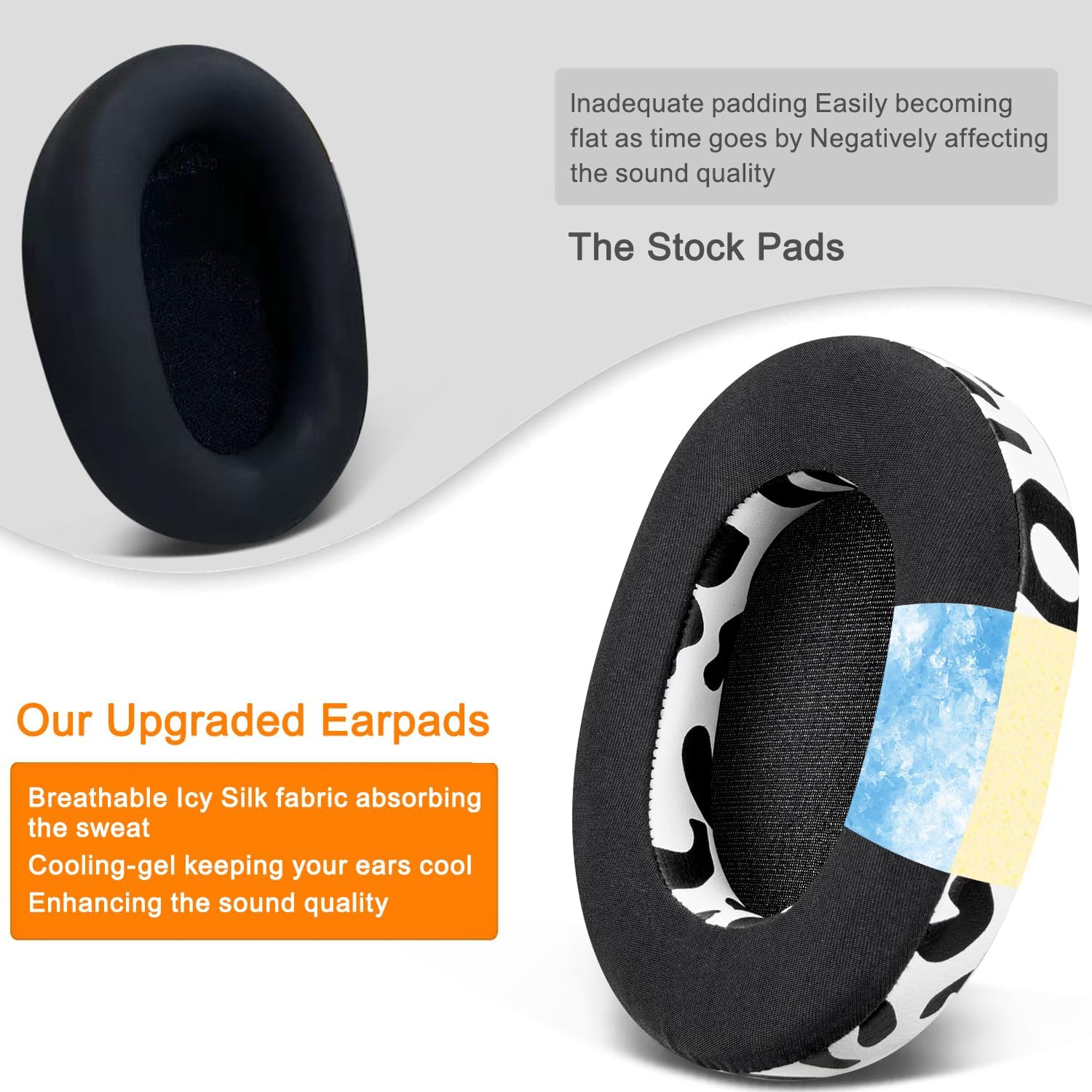 SOULWIT Earpads for Sony WH-1000XM5 - Cooling Gel