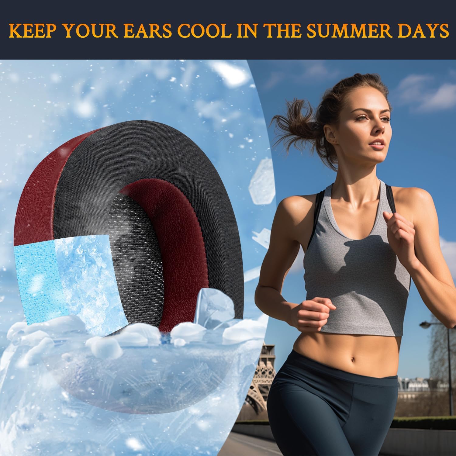 SOULWIT Earpads for SteelSeries Arctis Nova Pro Wireless, Arctis Nova Elite -  Cooling Gel