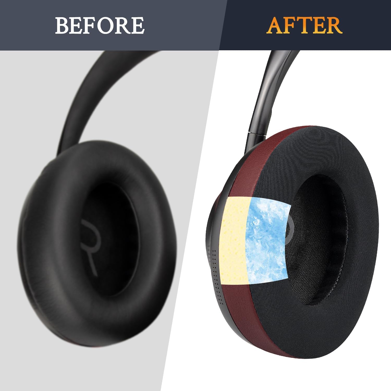 SOULWIT Earpads for Bose 700 - Cooling Gel