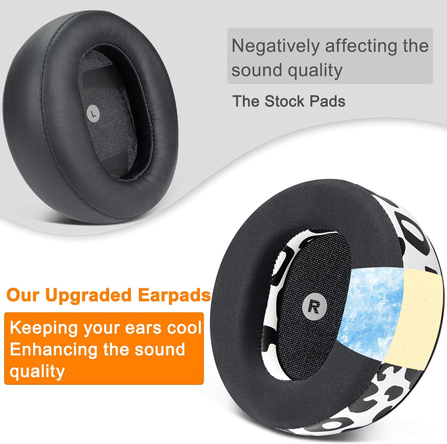 SOULWIT Earpads for Audeze Maxwell - Cooling Gel