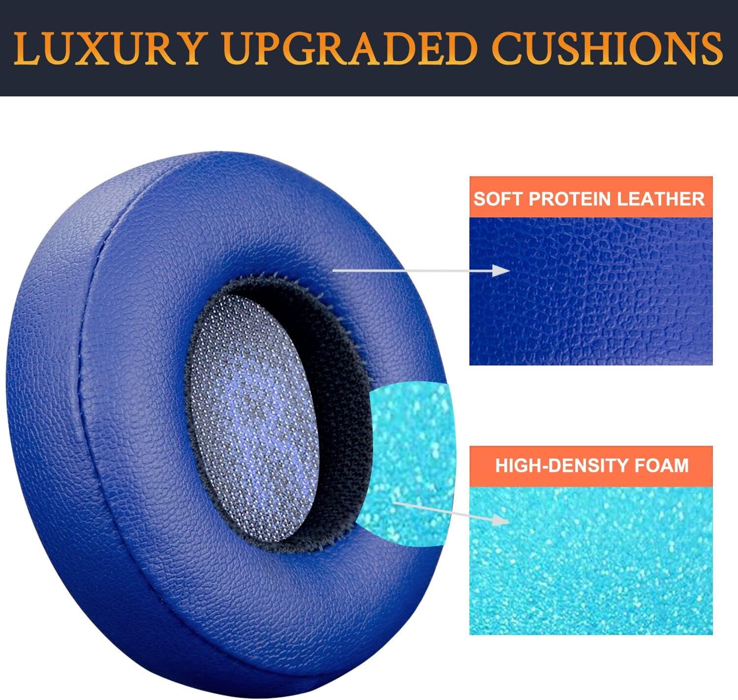 SOULWIT Earpads for JBL E35, E45, E45BT, Duet BT - Protein Leather