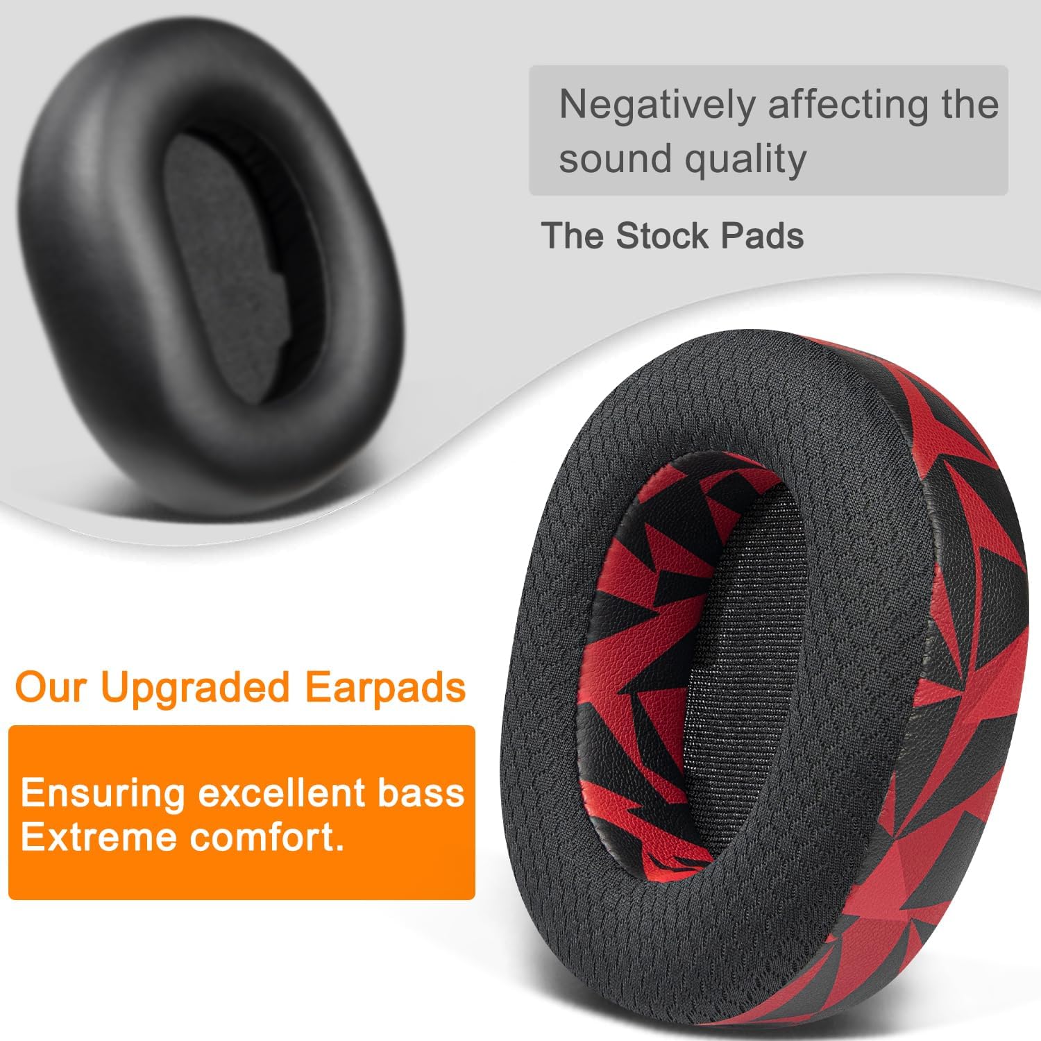 SOULWIT Earpads for SteelSeries Arctis Nova Pro Wireless, Arctis Nova Elite - Mesh Fabric