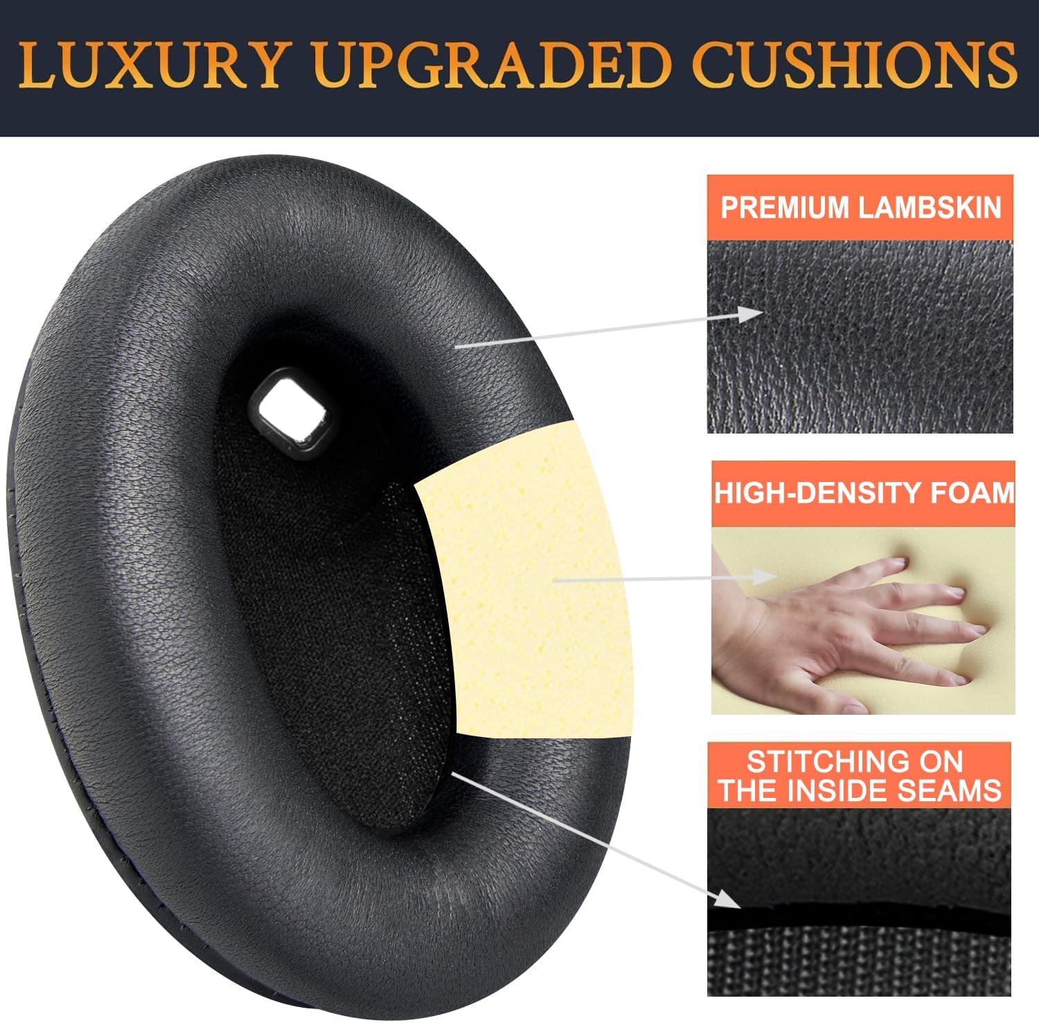 SOULWIT Earpads for Sony WH-1000XM4 - Lambskin