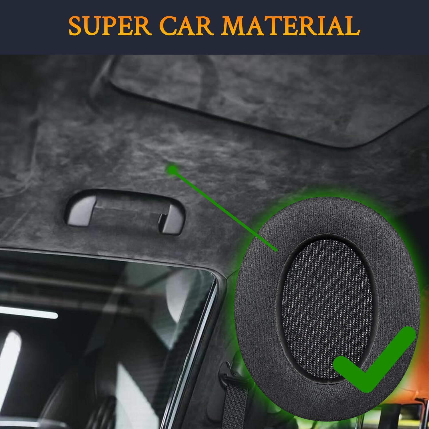 SOULWIT Earpads for Sony WH-XB910N - Micro Suede