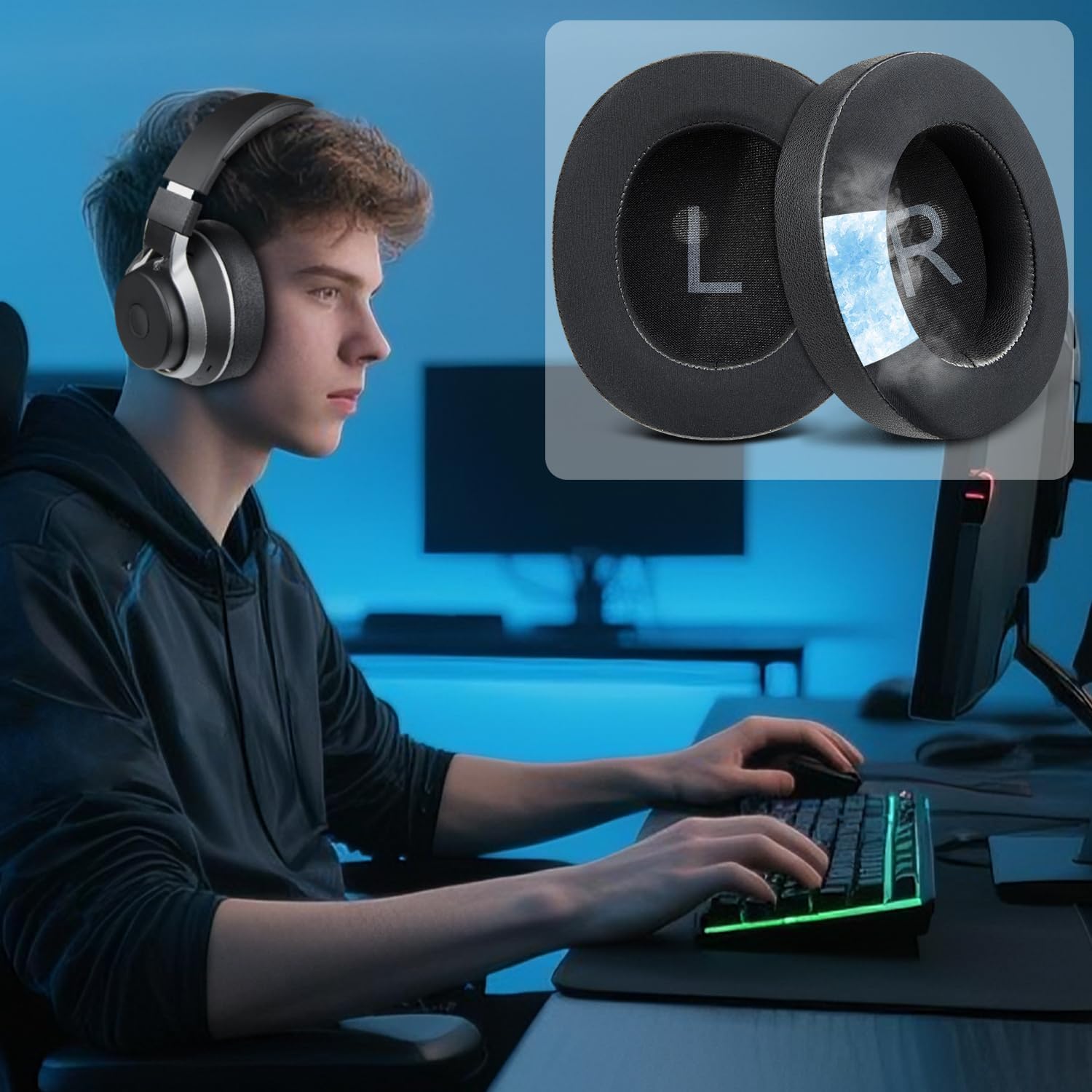 SOULWIT Earpads for Turtle Beach Stealth Pro - Cooling Gel