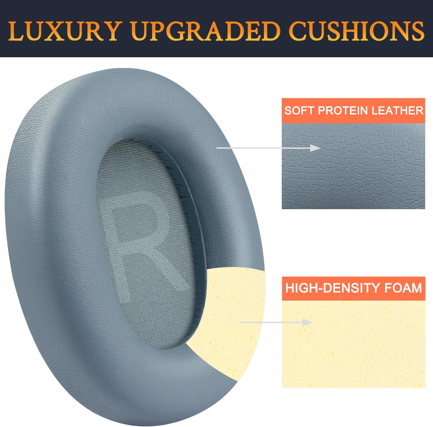 SOULWIT Earpads for TOZO HT2, HT3 - Protein Leather