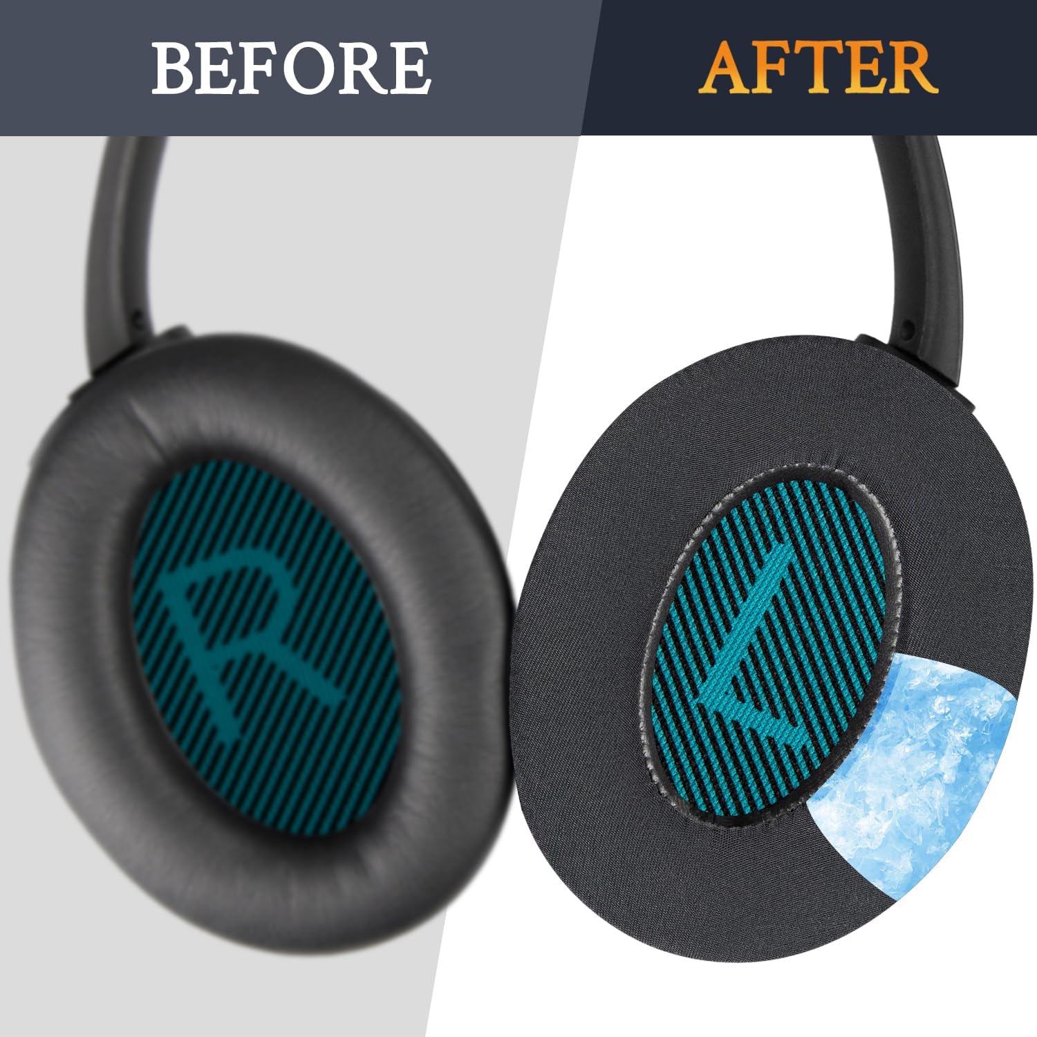 SoloWIT Earpads for Bose QuietComfort 25 - Cooling Gel
