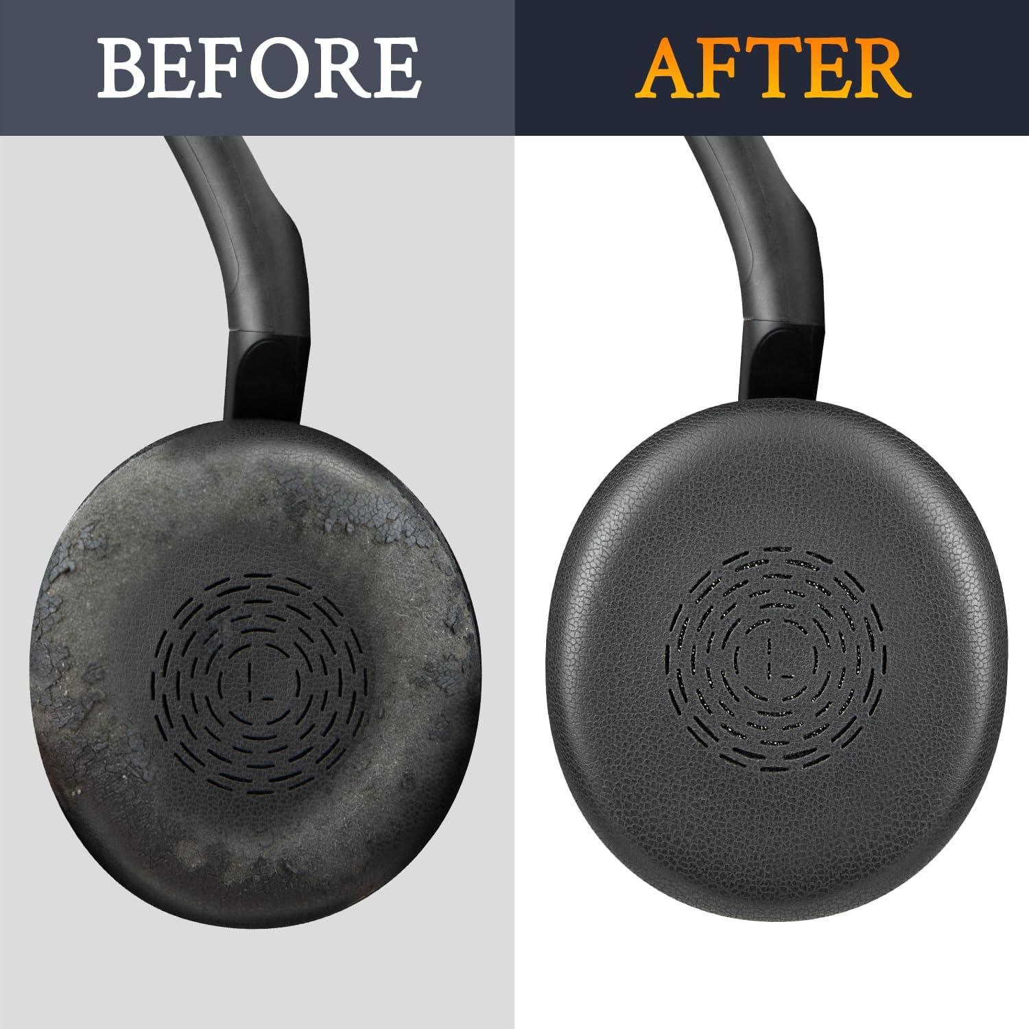 SOULWIT Earpads for Jabra Evolve2 50, Evolve2 55 - Protein Leather