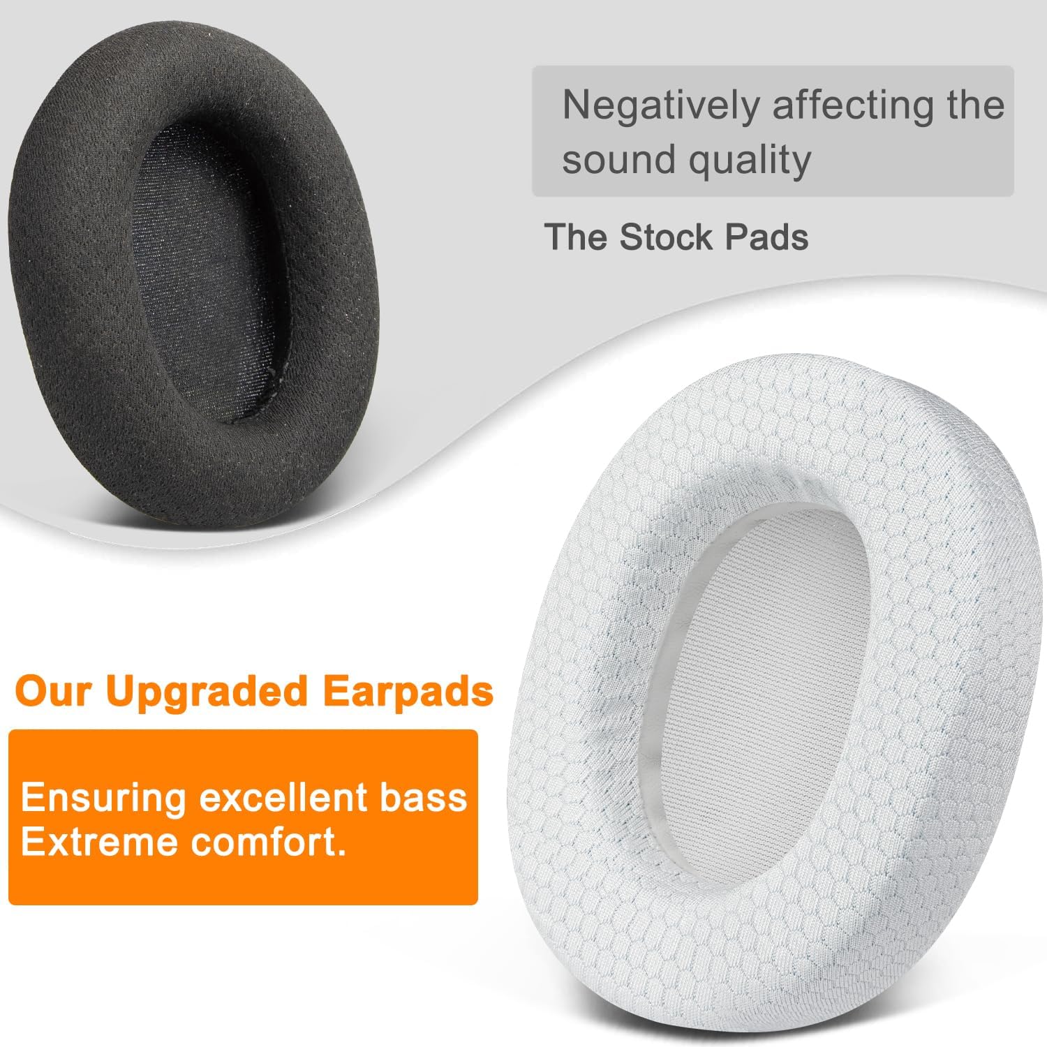 SOULWIT Earpads for SteelSeries Arctis 1/3/5/7/7+/7P/7P+/7X/7X+/9/9X/Pro/Prime - Mesh Fabric