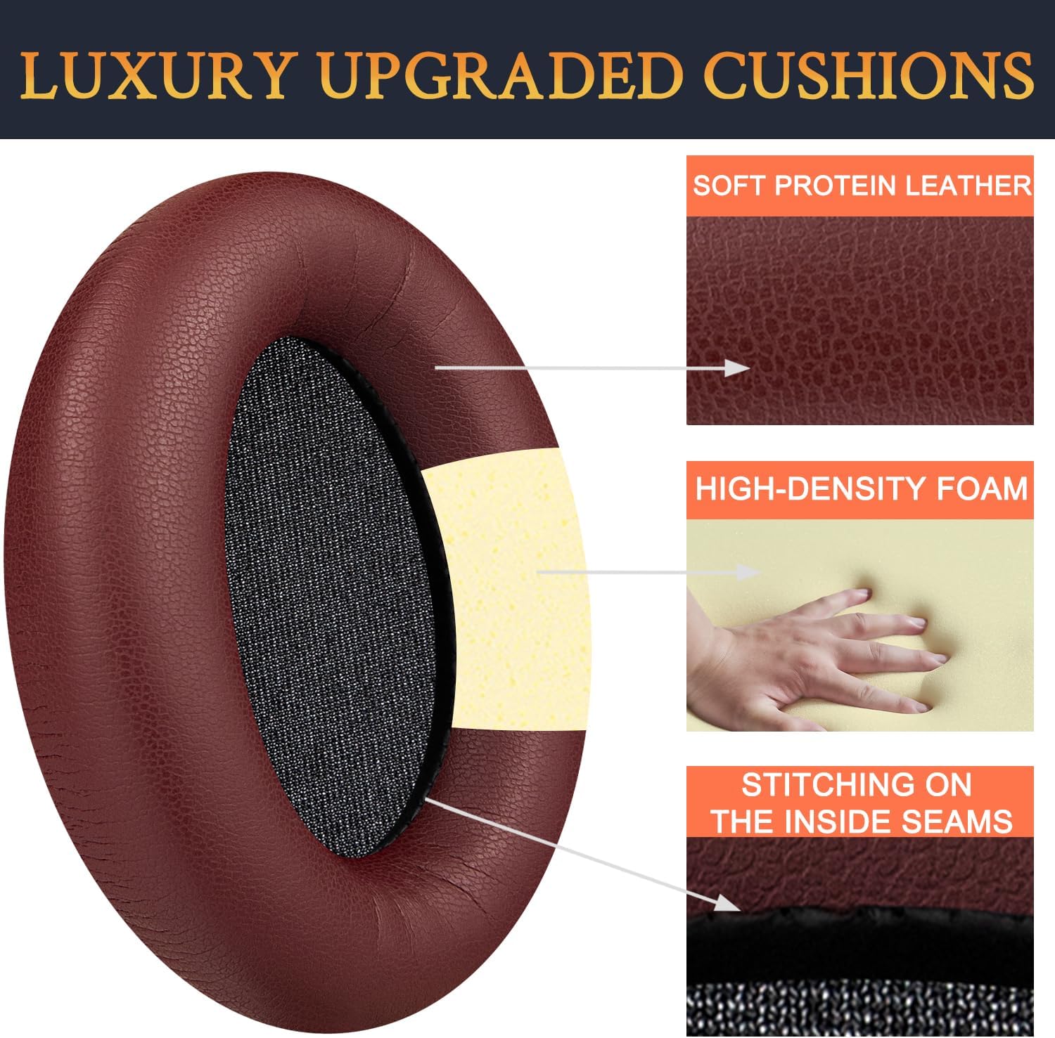 SOULWIT Earpads for Sony WH-1000XM3 - Protein Leather