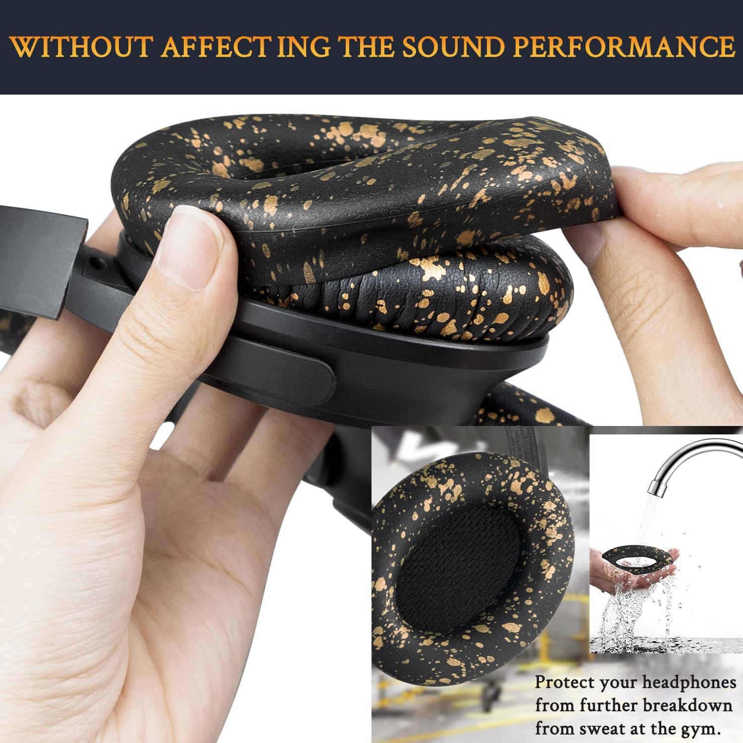 SOULWIT Replacement Kit for Bose QuietComfort 15, QuietComfort 2, Earpads + Headband + Earpads Cover