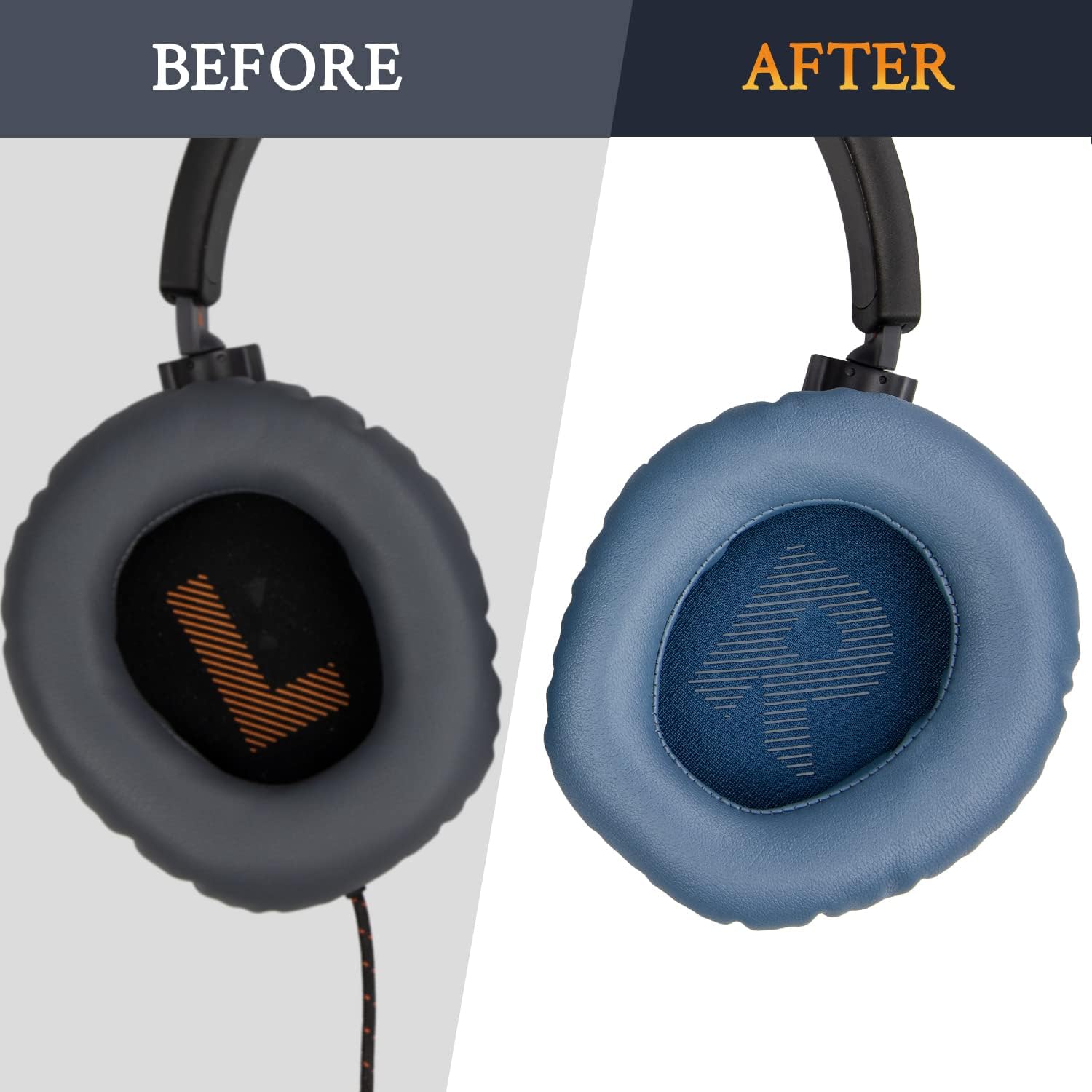 SOULWIT Earpads for JBL Quantum 100, 100X, 100P, 100M2, 350 - Protein Leather
