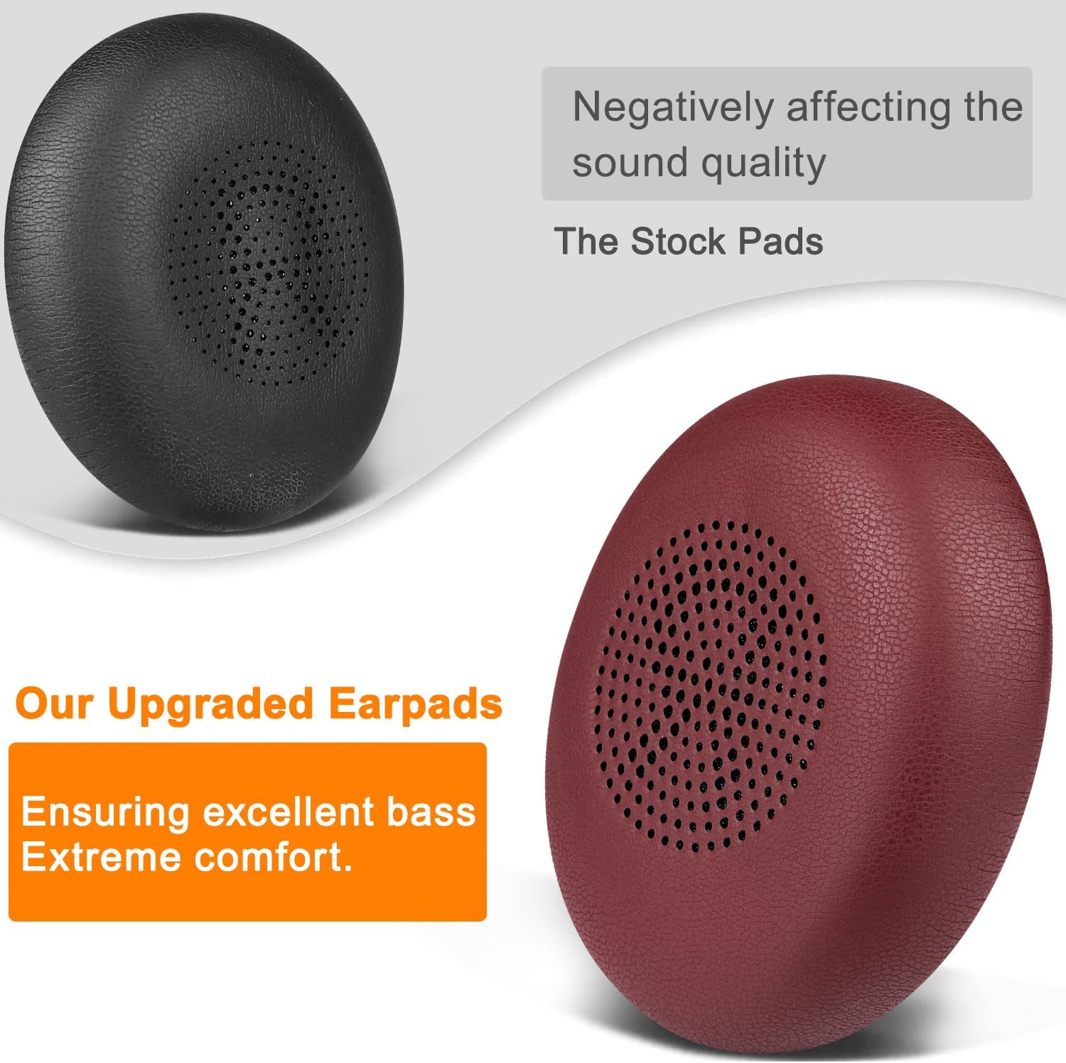 SOULWIT Earpads for Jabra Evolve2 65/40, Elite 45h - Protein Leather