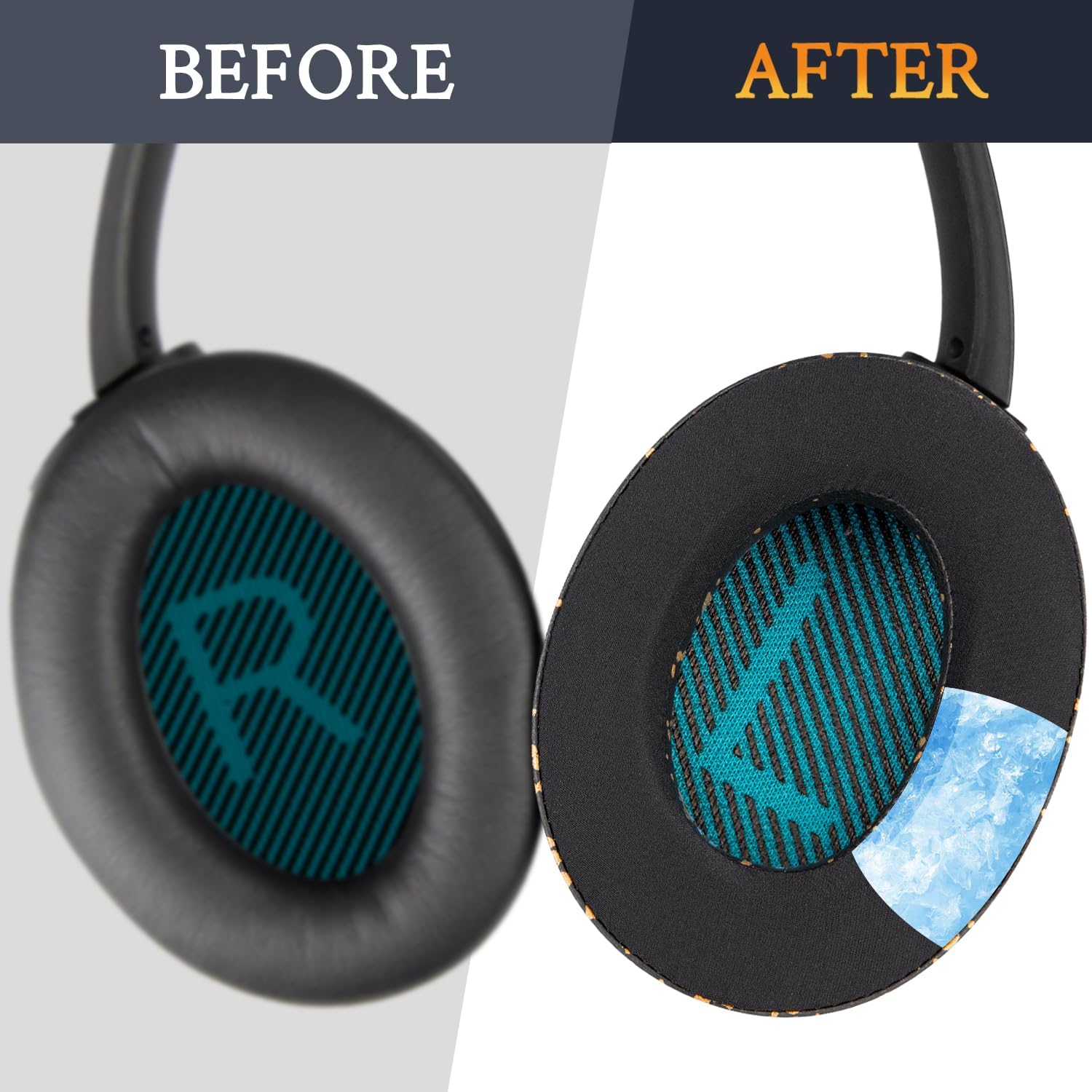 SoloWIT Earpads for Bose QuietComfort 25 - Cooling Gel