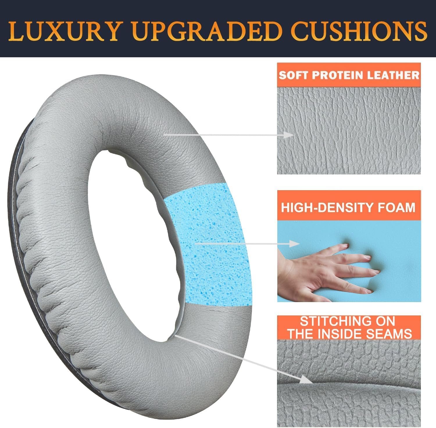 SoloWIT Earpads for Bose QuietComfort 35 Series - Protein Leather