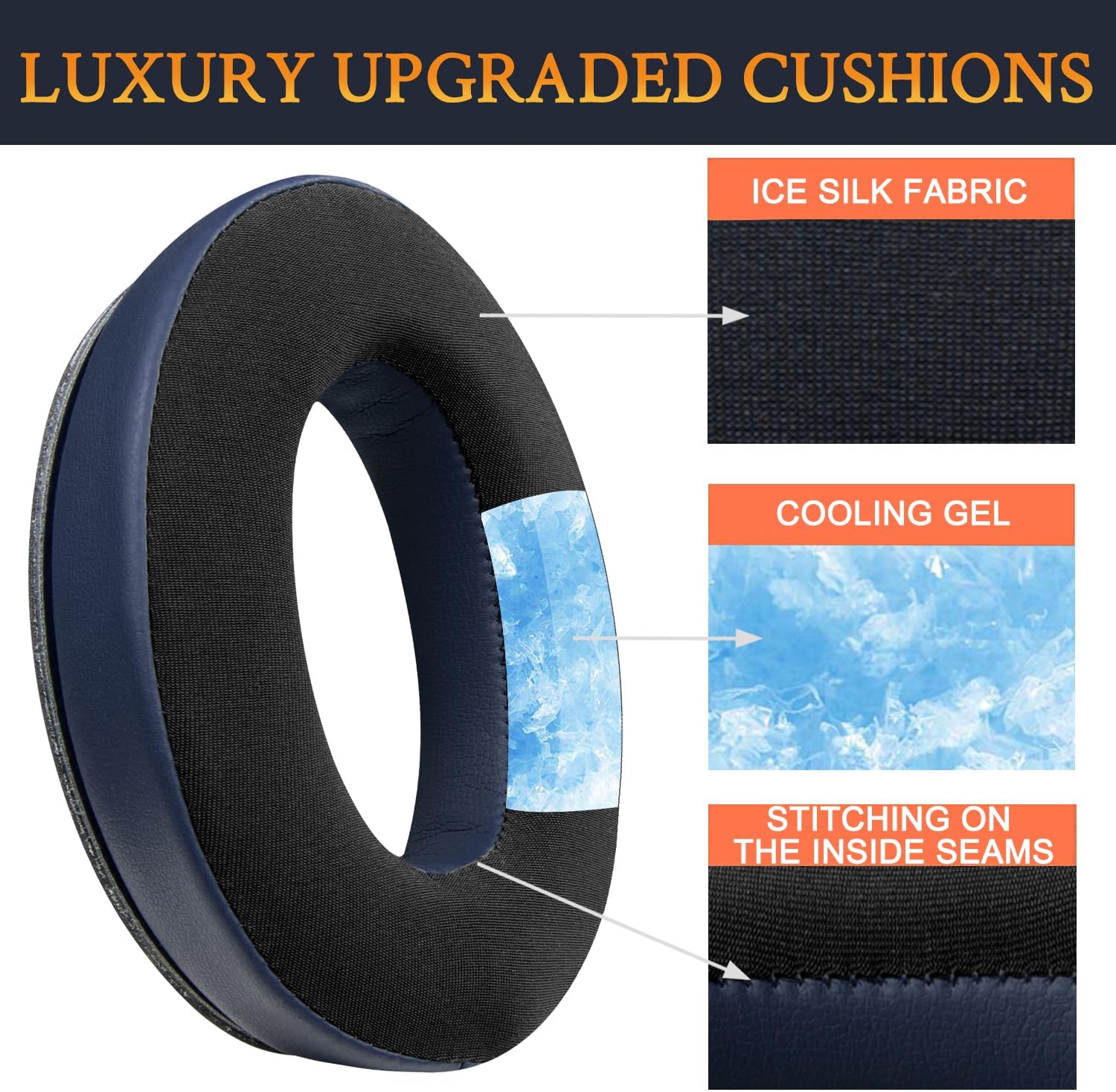 SOULWIT Earpads for Bose QuietComfort 45 Series - Cooling Gel