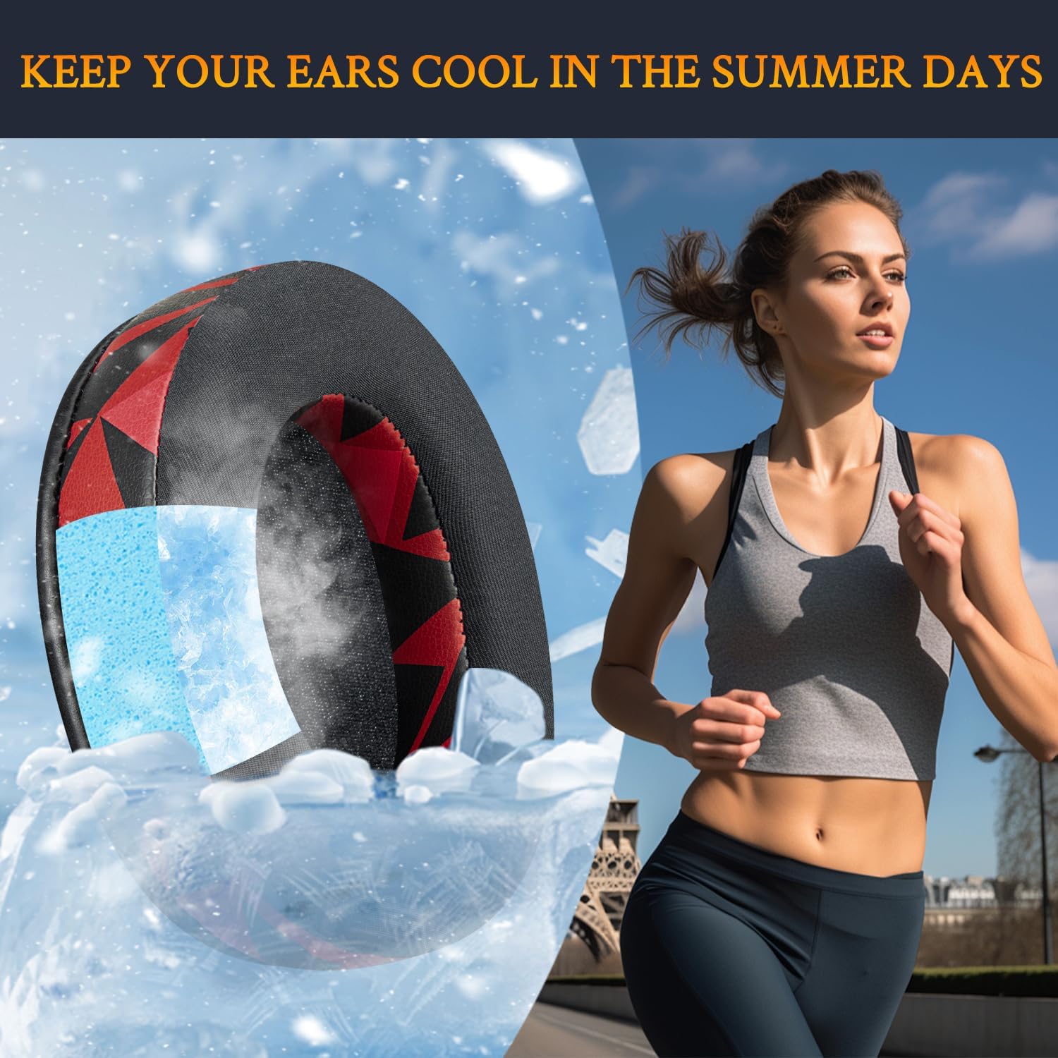 SOULWIT Earpads for Sony WH-1000XM4 - Cooling Gel