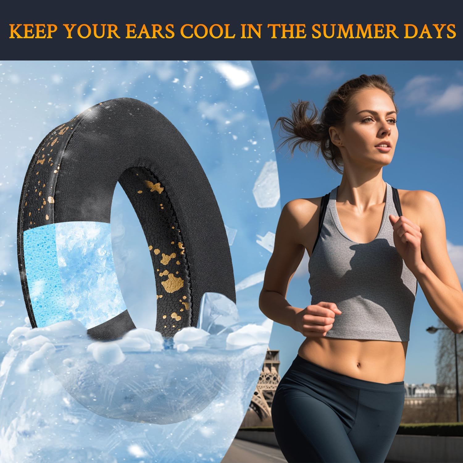 SOULWIT Earpads for Bose QuietComfort 45 Series - Cooling Gel
