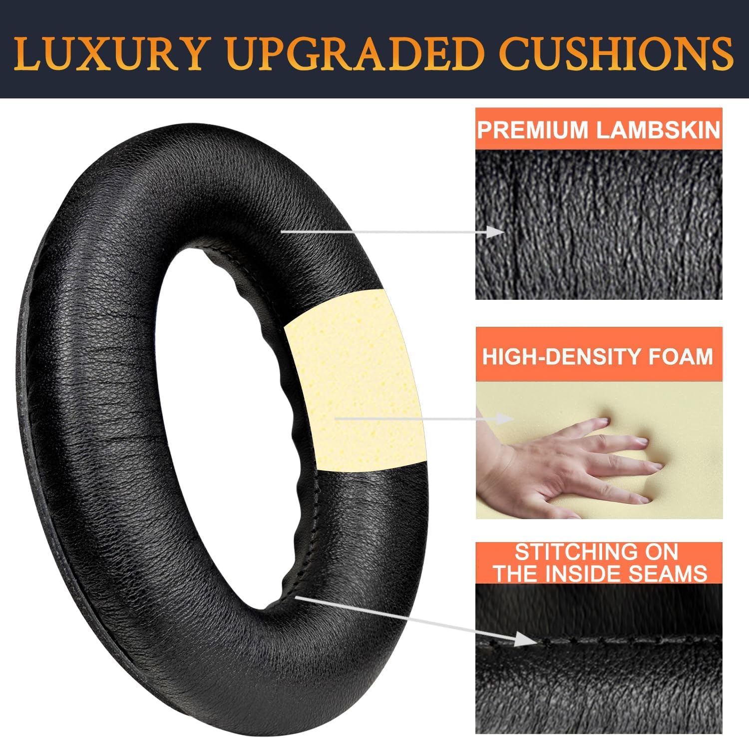 SoloWIT Earpads for Bose QuietComfort 25 - Lambskin