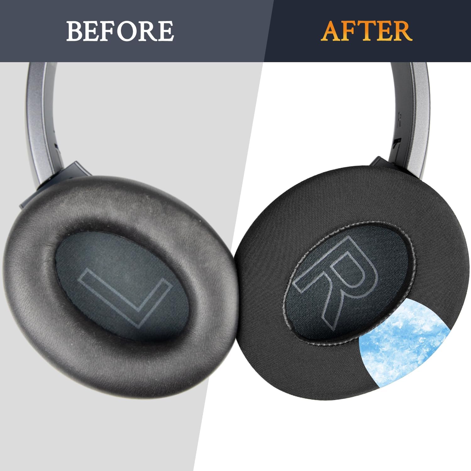 SOULWIT Earpads for Anker Soundcore Life 2 / Life Q20 / Life Q20+ / Q20i - Cooling Gel