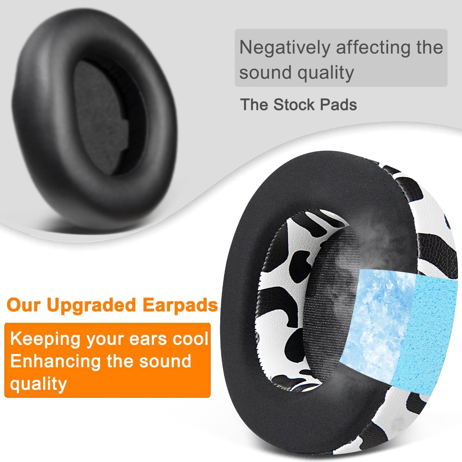 SOULWIT Earpads for SteelSeries Arctis Nova Pro Wireless, Arctis Nova Elite -  Cooling Gel