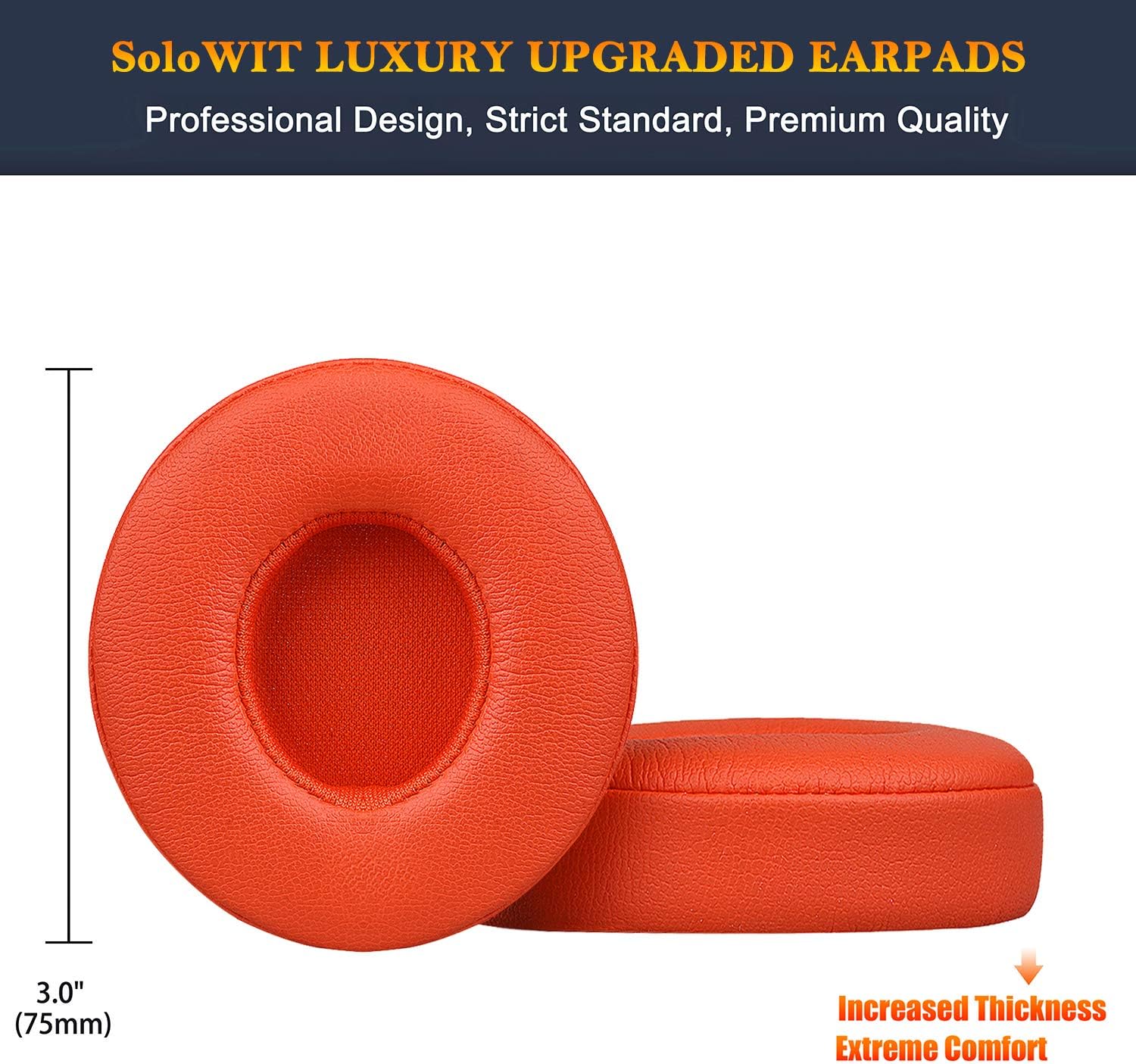 SoloWIT Earpads for Beats Solo 2 & Solo 3 - Protein Leather