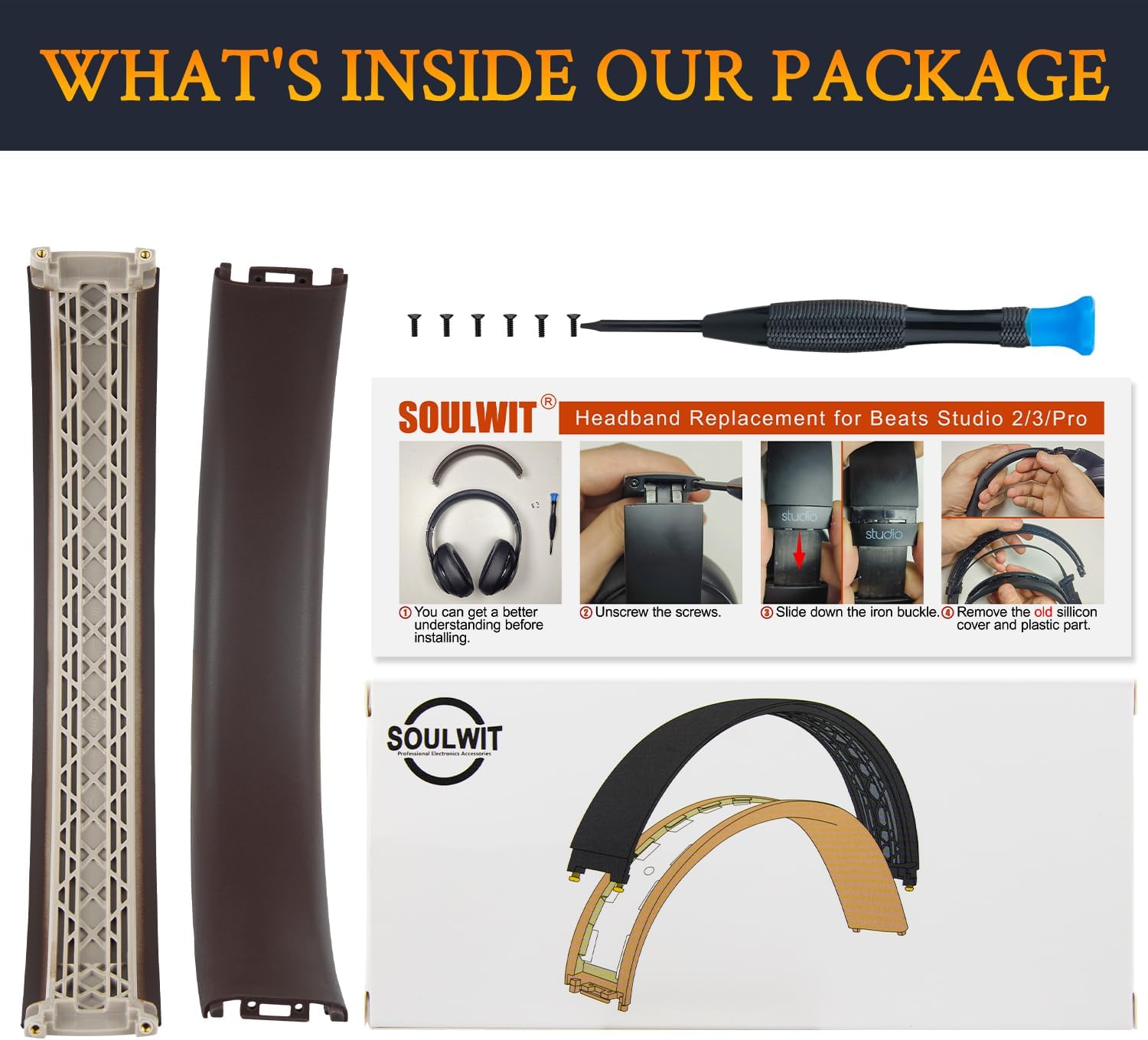 SOULWIT Headband for Beats Studio Pro