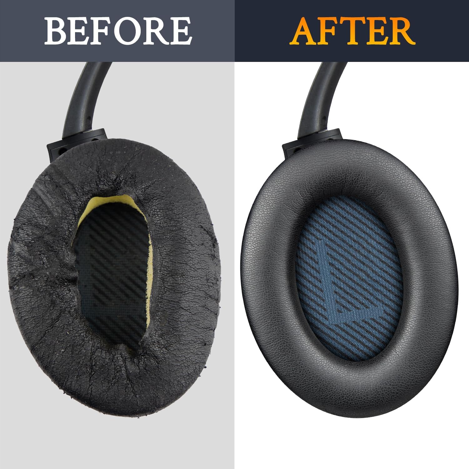 SoloWIT Earpads for Bose SoundLink Around-Ear Wireless Headphones II (AE2 Wireless) - Protein Leather