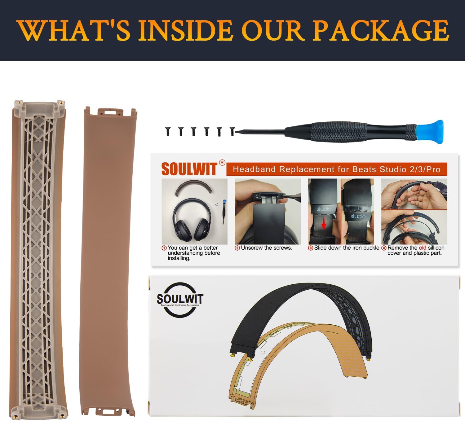 SOULWIT Headband for Beats Studio Pro