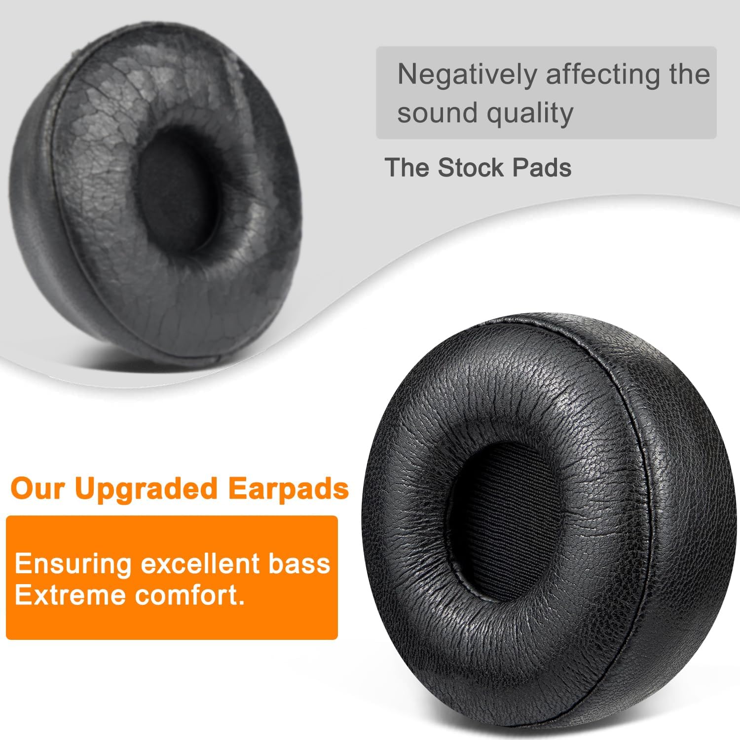 SOULWIT Earpads for Jabra Engage 55/65/75 Stereo - Protein Leather