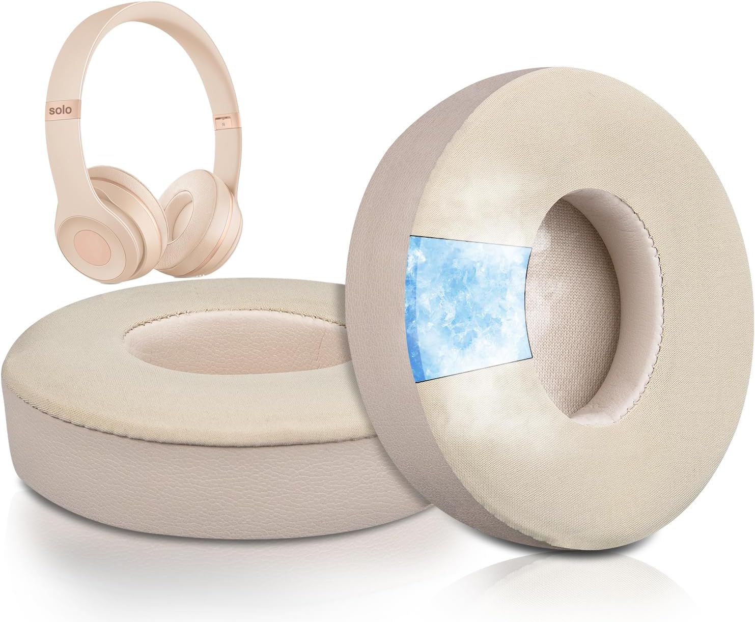 SoloWIT Earpads for Beats Solo 2 & Solo 3 - Cooling Gel