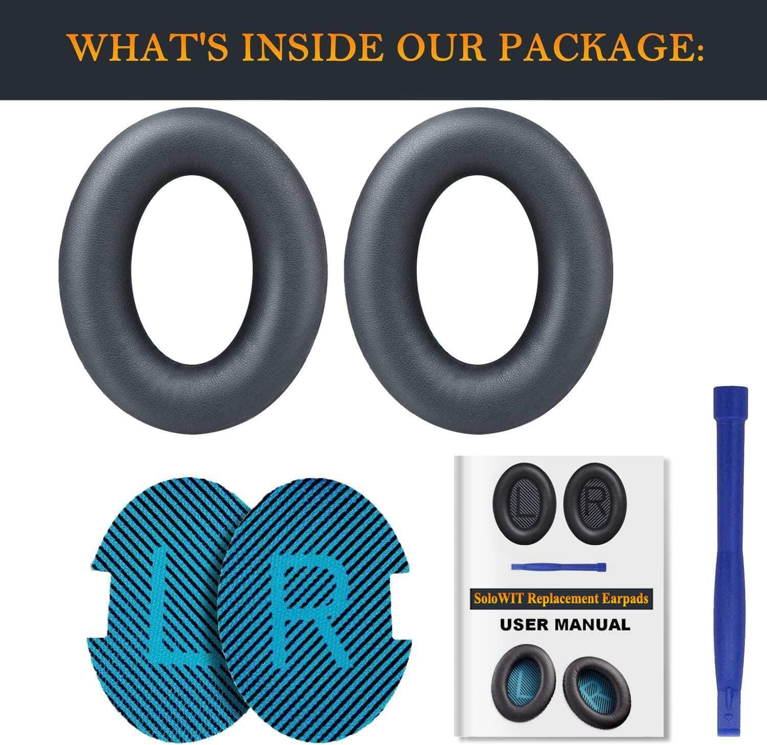 SoloWIT Earpads for Bose QuietComfort 25 - Protein Leather