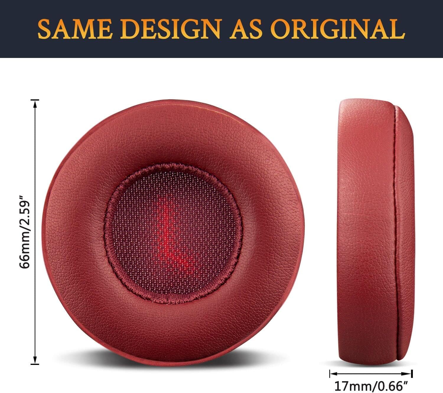 SOULWIT Earpads for JBL E35, E45, E45BT, Duet BT - Protein Leather