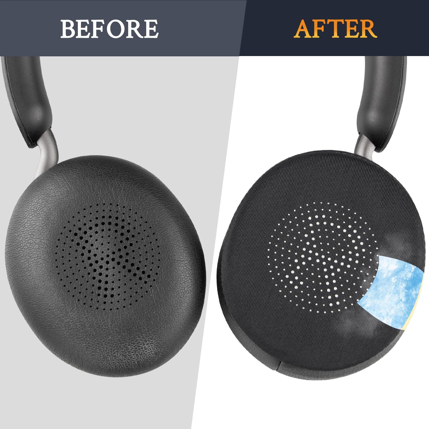 SOULWIT Earpads for Jabra Evolve2 65/40, Elite 45h - Cooling Gel