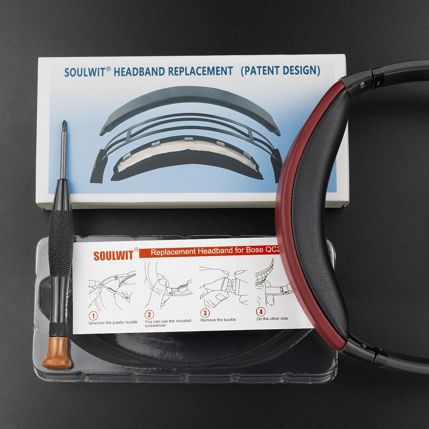 SOULWIT Headband for Bose QuietComfort 25