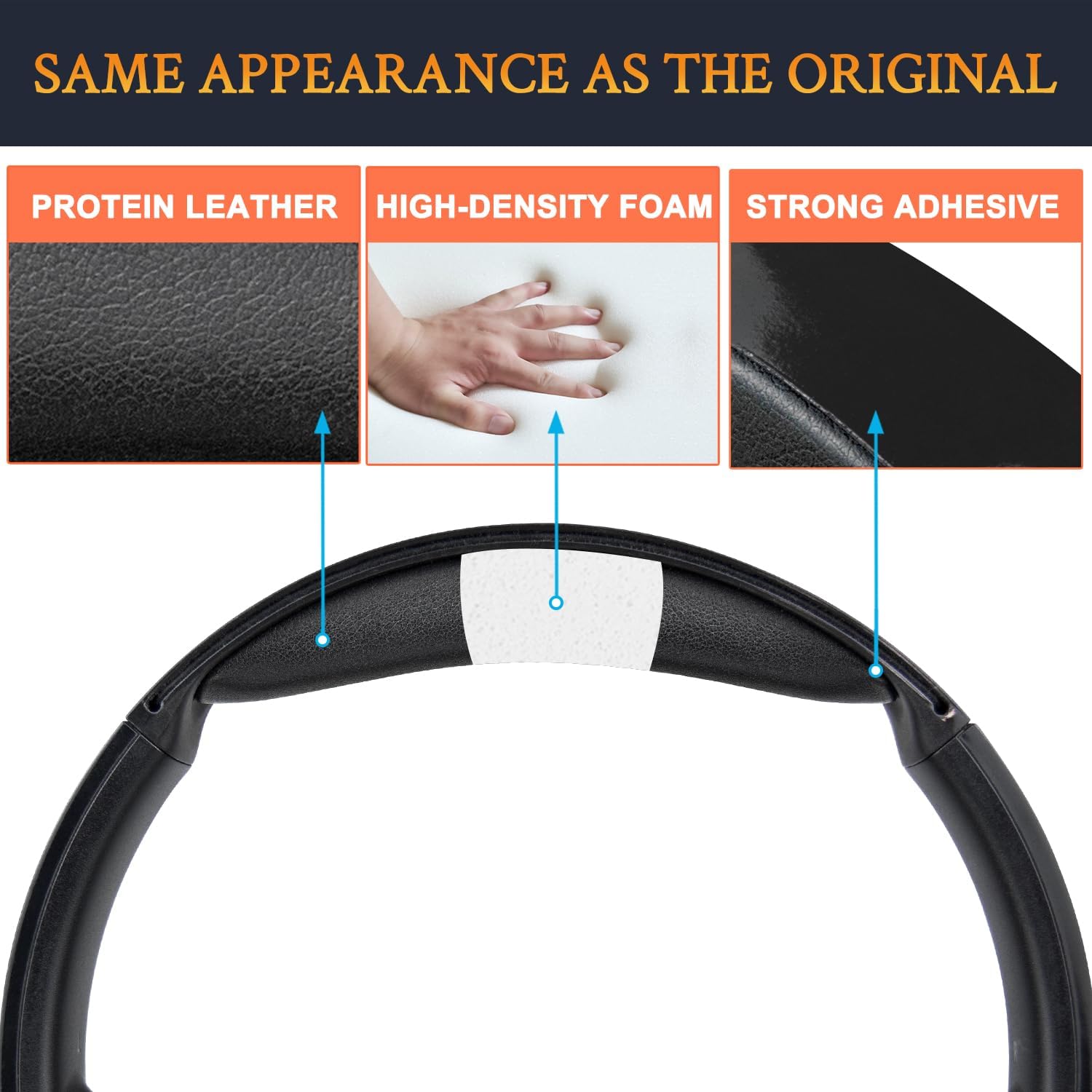 SOULWIT Headband for Skullcandy Riff Wired, Riff Wireless, Riff Wireless 2