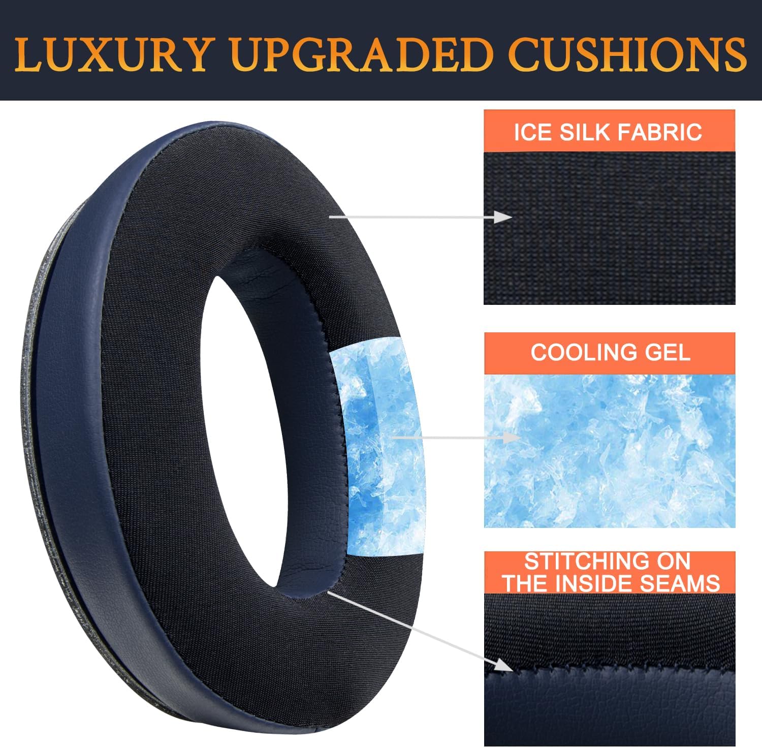 SoloWIT Earpads for Bose QuietComfort 35 Series - Cooling Gel