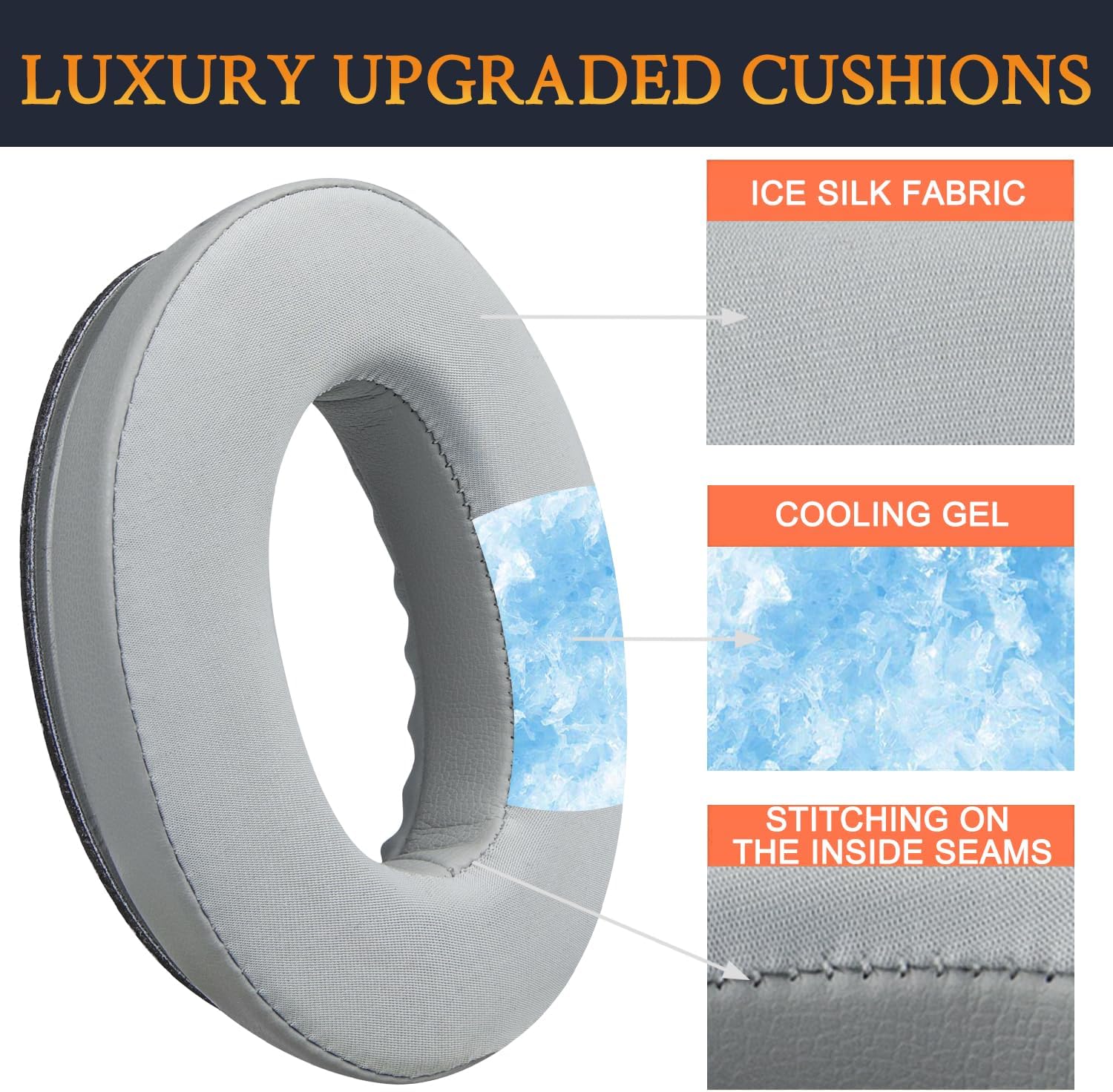 SoloWIT Earpads for Bose QuietComfort 35 Series - Cooling Gel