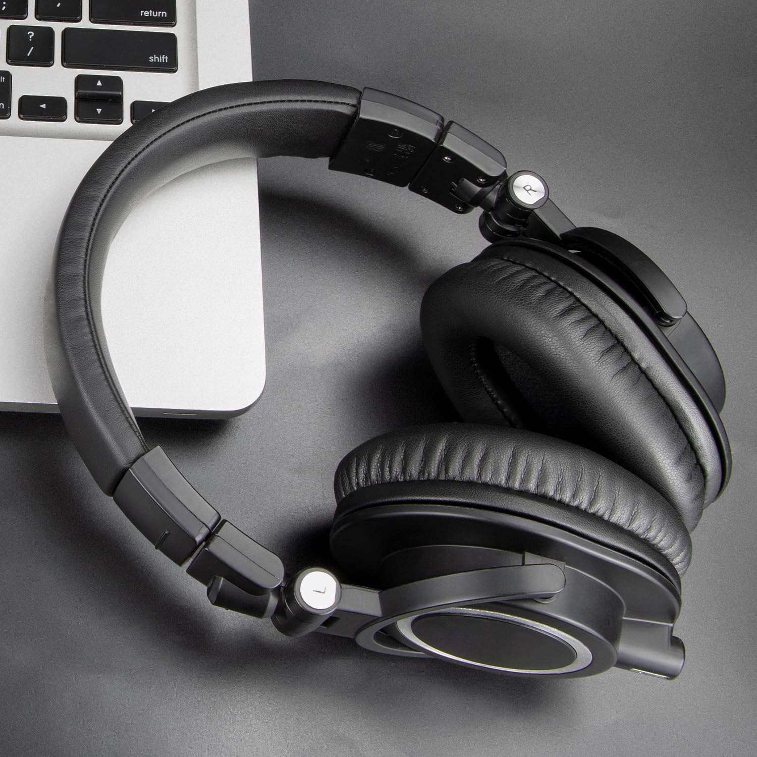 SOULWIT Earpads for Audio-Technica ATH M50, M50X, M50XBT, M50XBT2, M50XSTS, M40x, M30x, M20xBT, M20X, SX1, MSR7 Monitor - Protein Leather