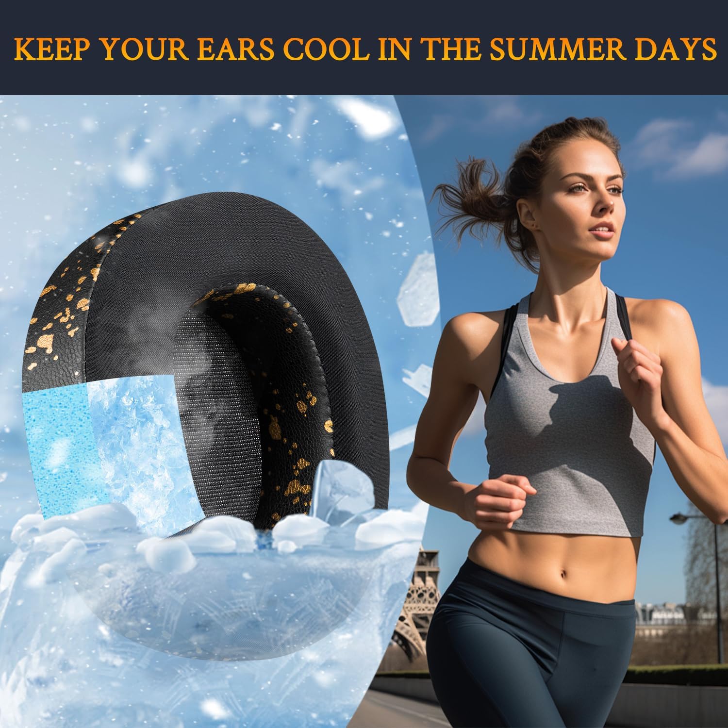 SOULWIT Earpads for SteelSeries Arctis Nova Pro Wireless, Arctis Nova Elite -  Cooling Gel