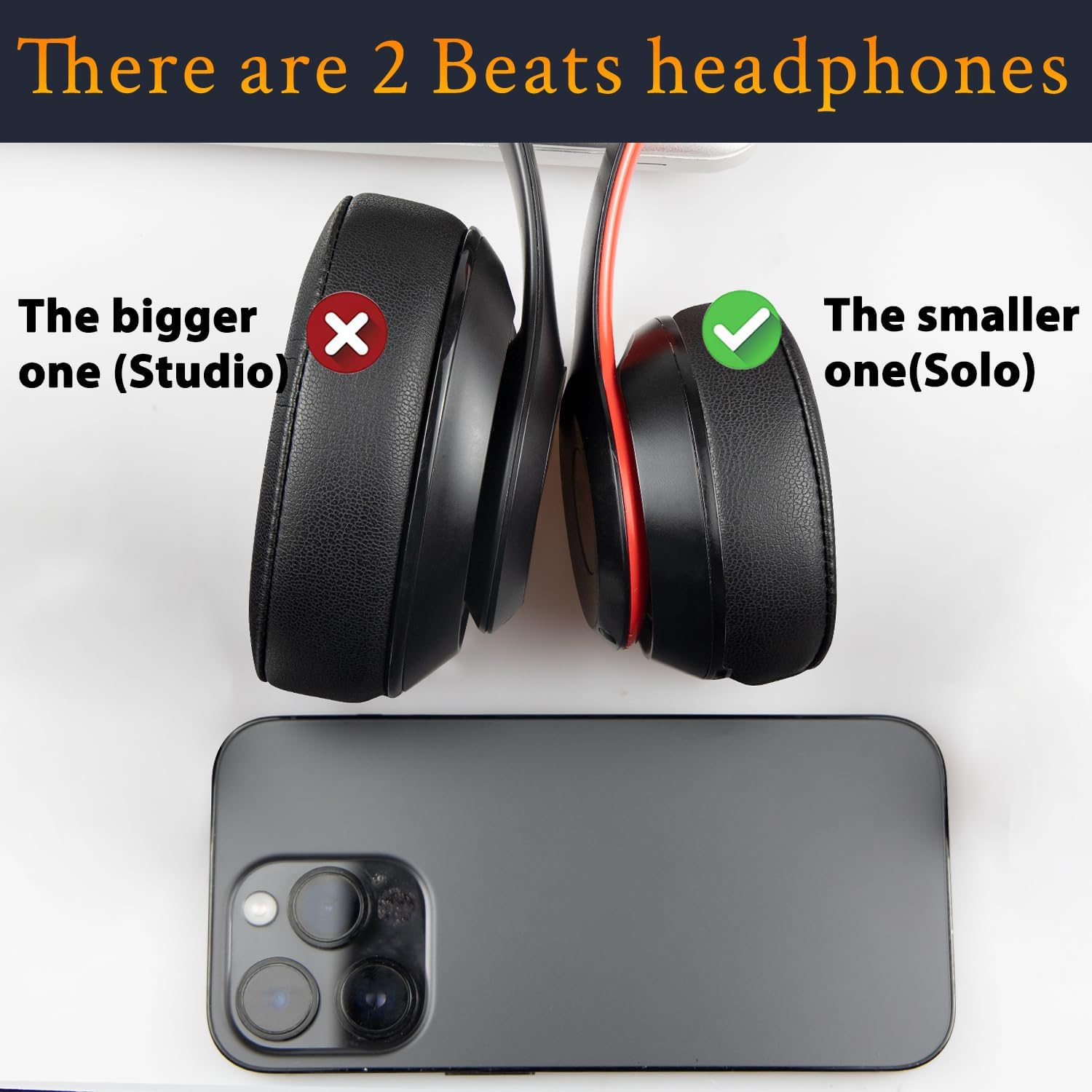 SoloWIT Earpads for Beats Solo 2 & Solo 3 - Protein Leather